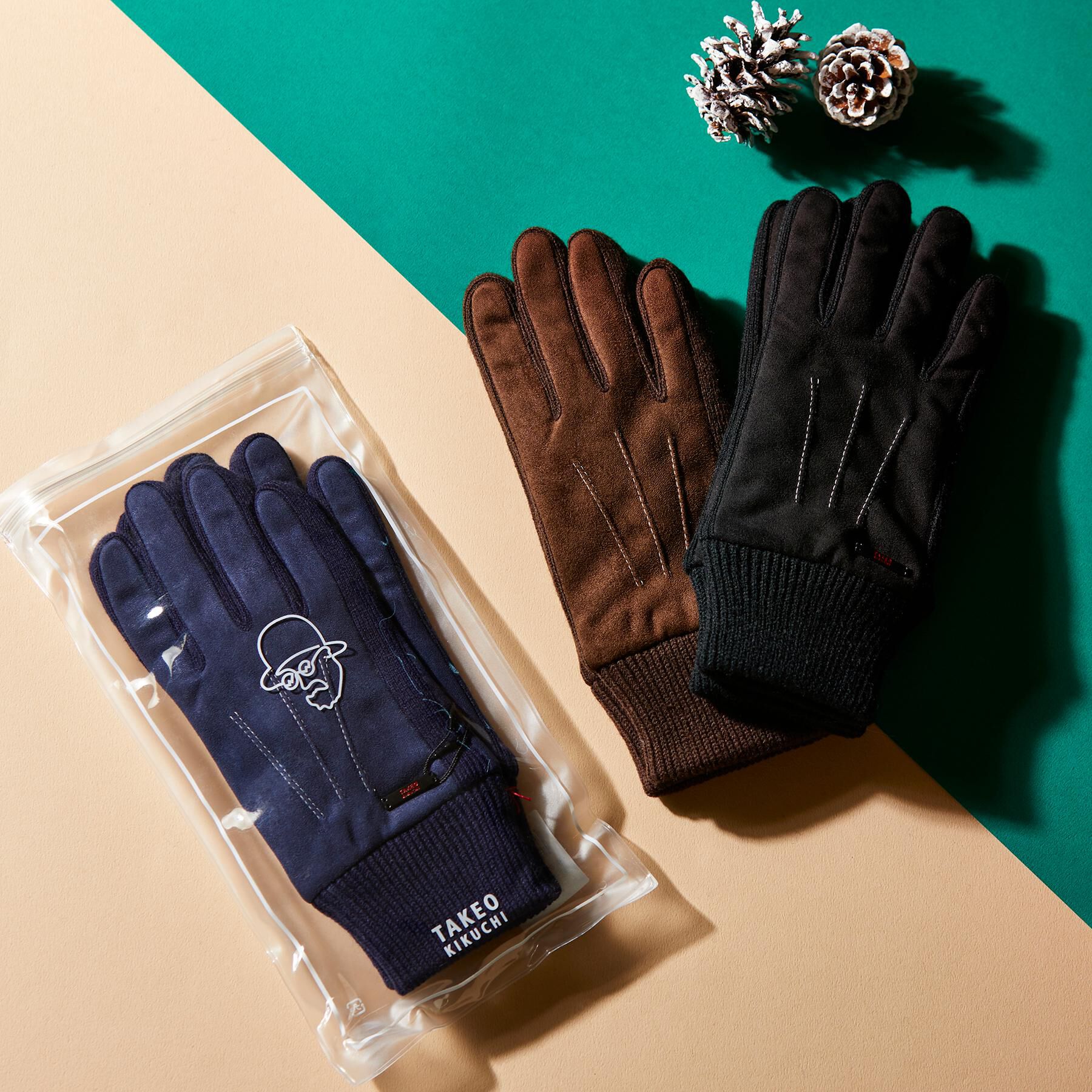 TAKEO KIKUCHI「【スマホ対応】スエードライク グローブ」|手袋|