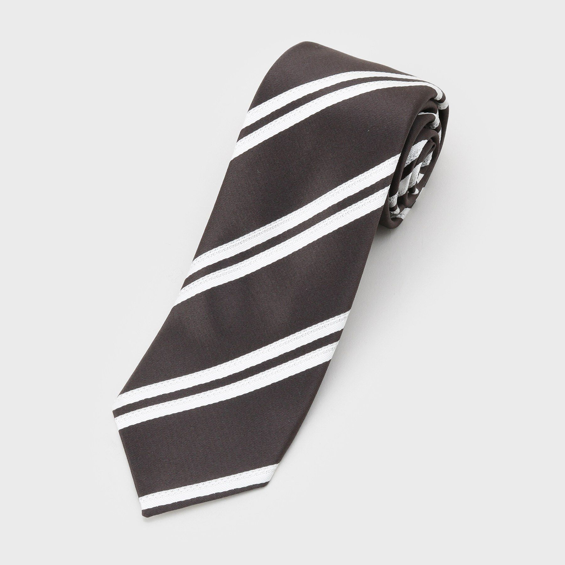 TAKEO KIKUCHI「【タンザワシルク】フレスコストライプ」|ネクタイ・蝶ネクタイ|ブラウン(343)