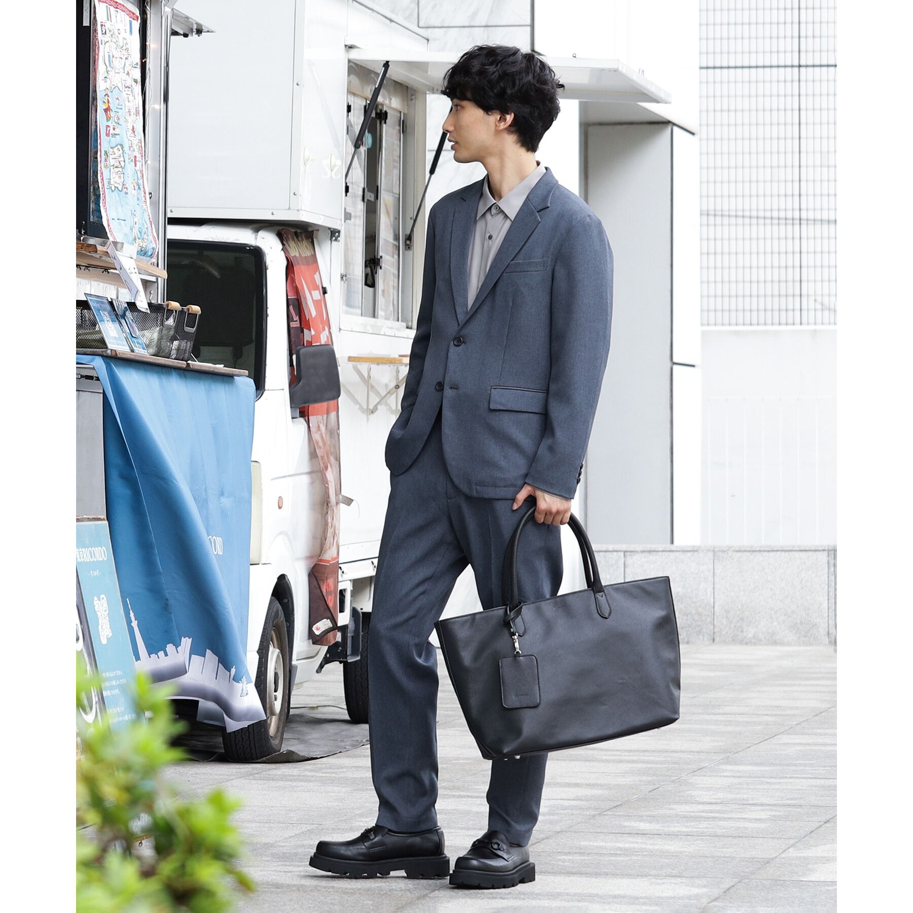 tk.TAKEO KIKUCHI「レザー調トートバッグ」|トートバッグ|