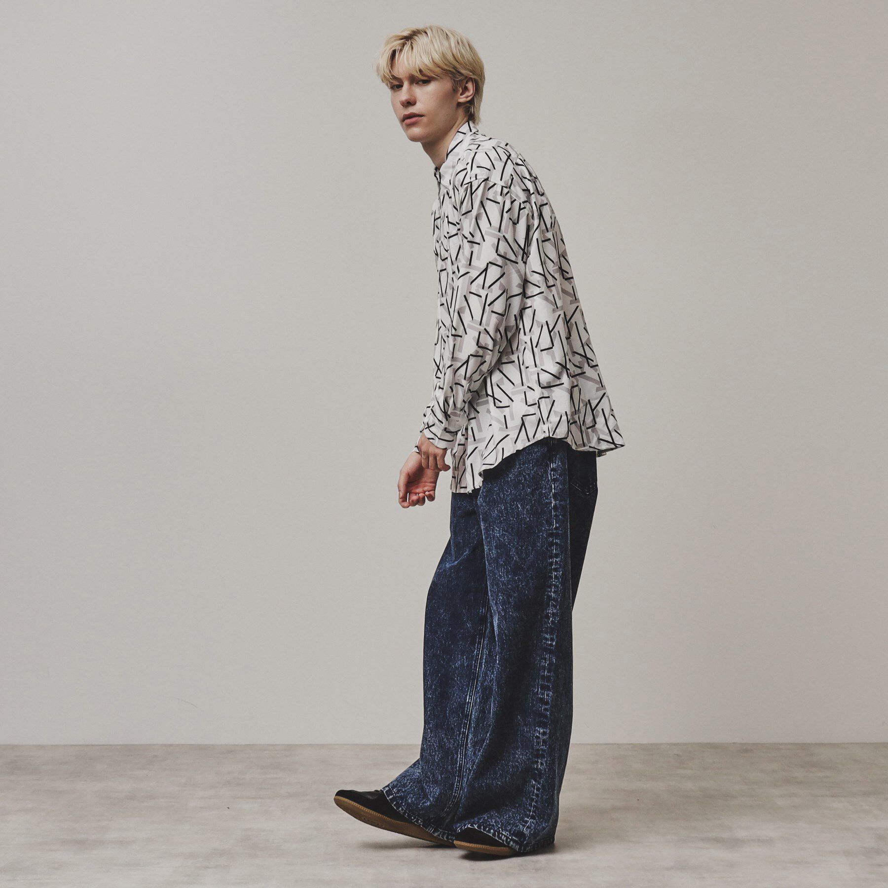 tk.TAKEO KIKUCHI「ジオメトリックプリントシャツ」|シャツ・ブラウス|