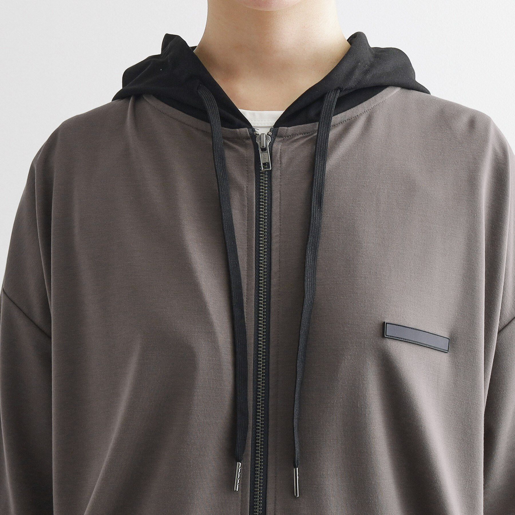 tk.TAKEO KIKUCHI「オーバージップパーカ」|パーカー|