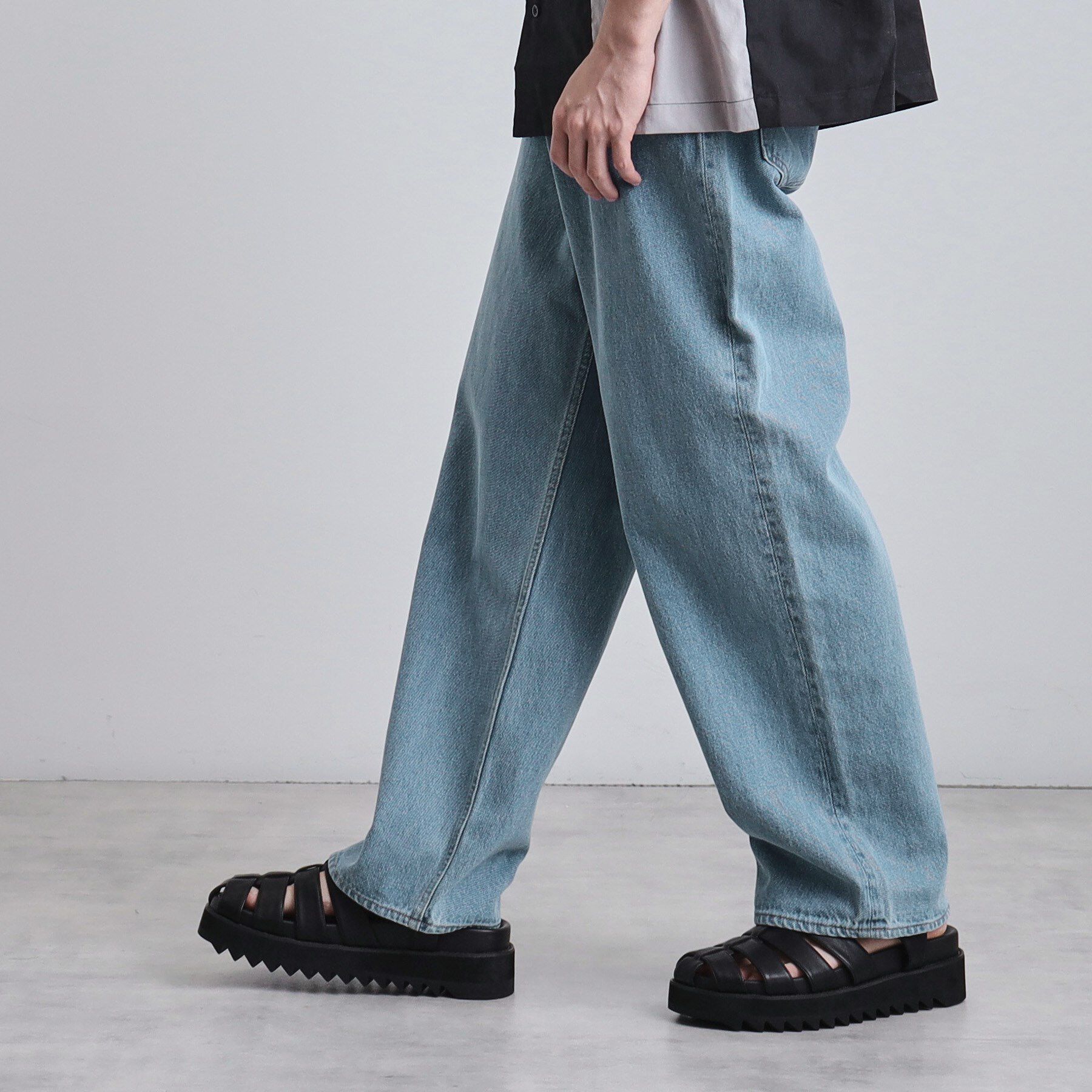 tk.TAKEO KIKUCHI「バギーデニムパンツ」|デニム|