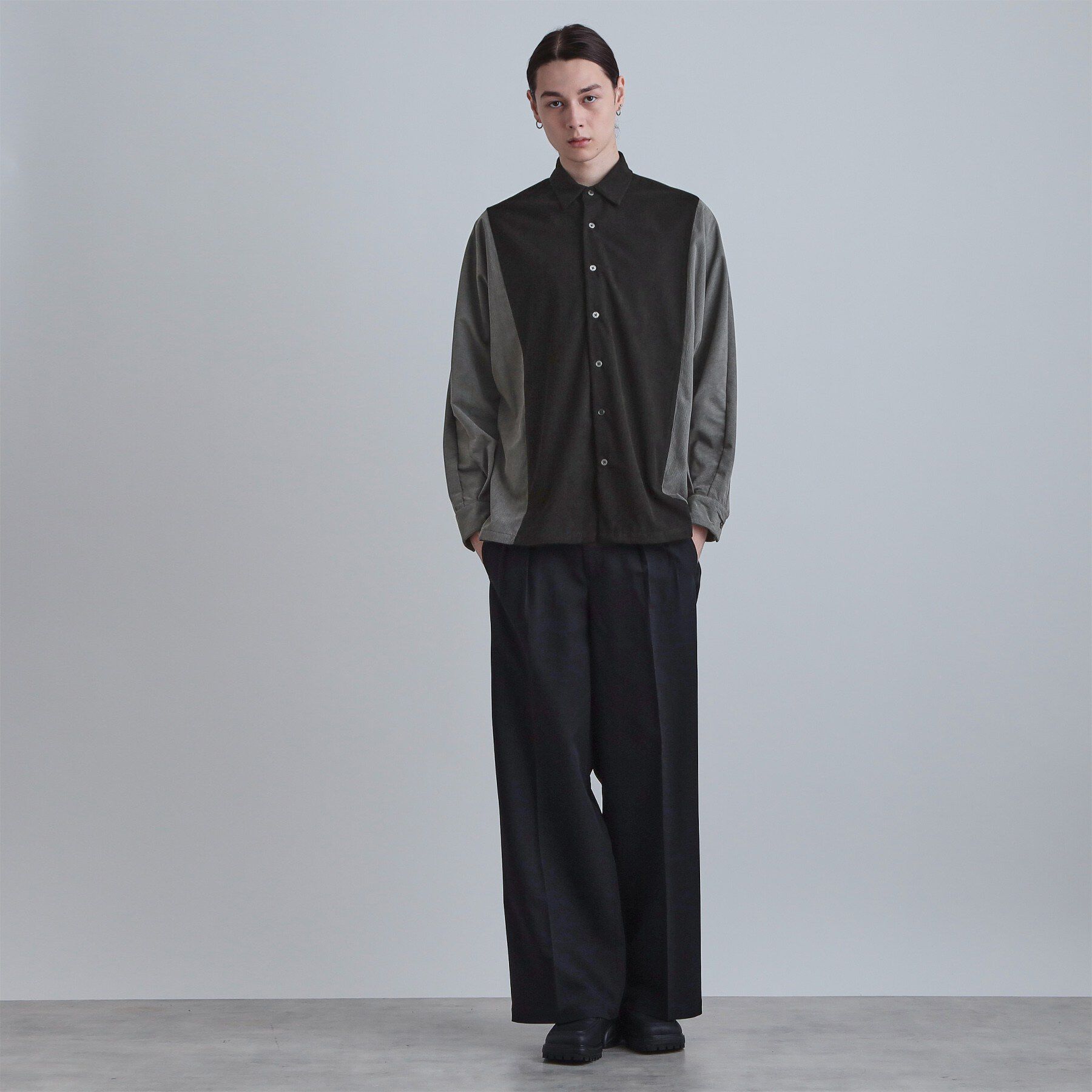 tk.TAKEO KIKUCHI「コーデュロイドルマンシャツ」|シャツ・ブラウス|