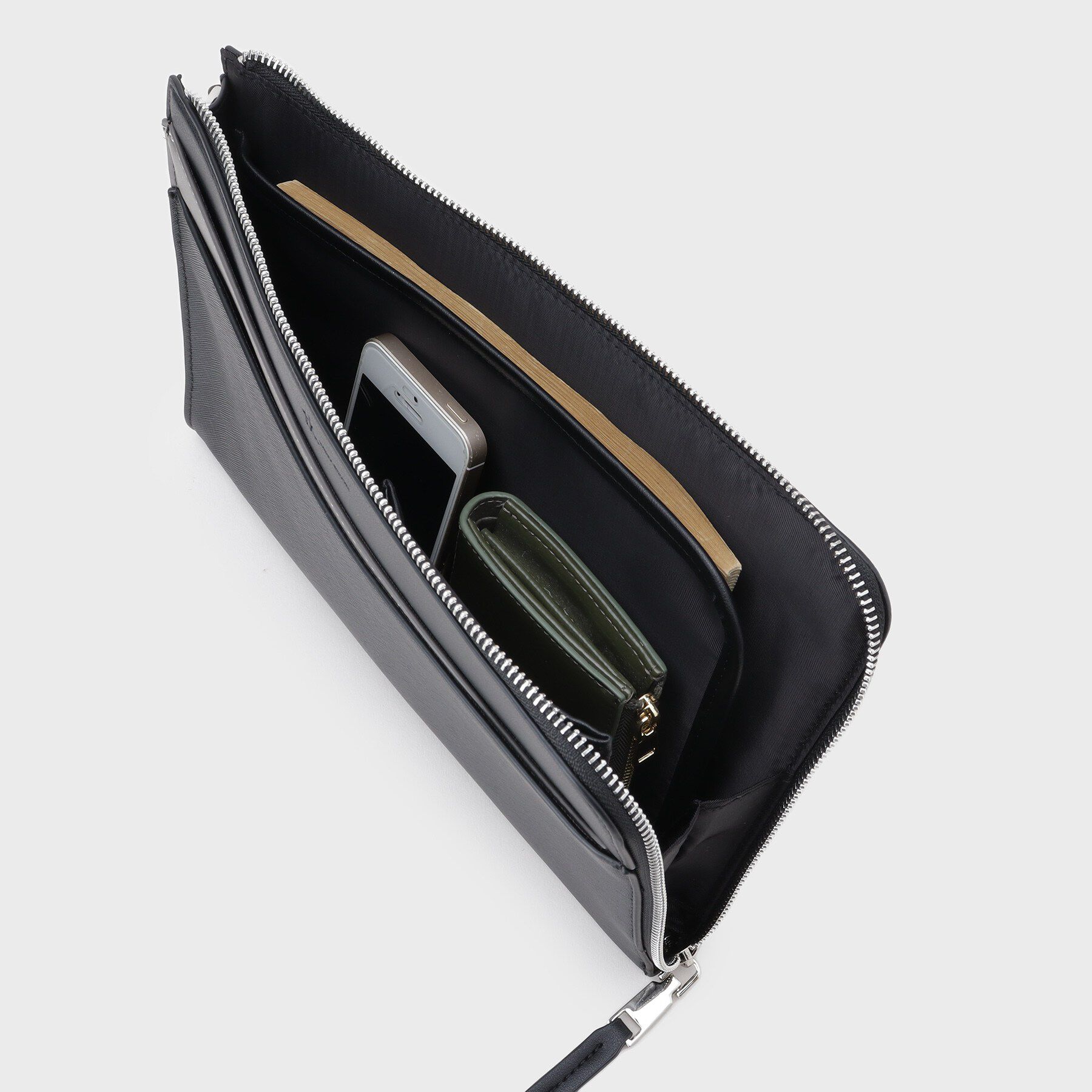 tk.TAKEO KIKUCHI「切替ZIPクラッチバッグ」|クラッチバッグ|