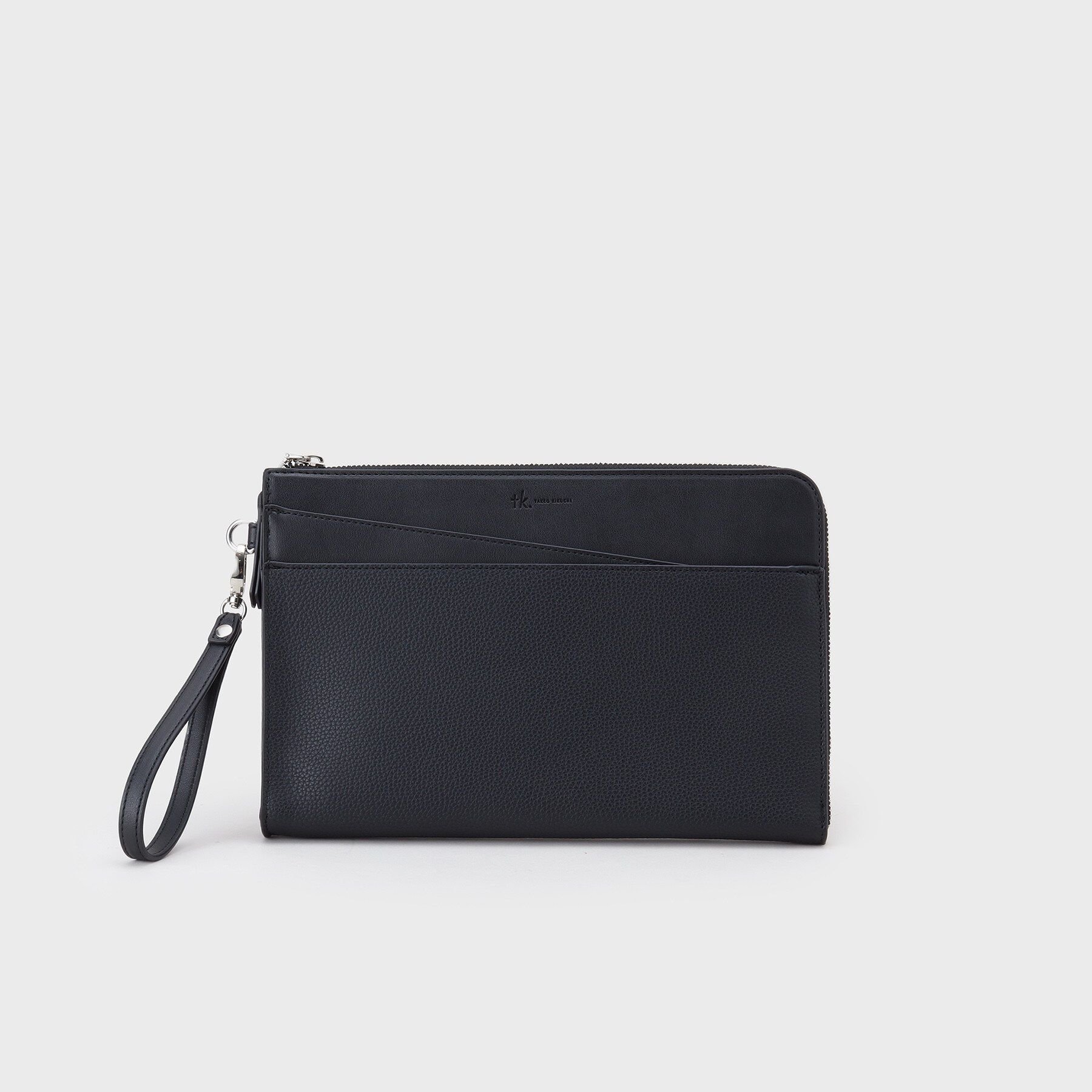 tk.TAKEO KIKUCHI「切替ZIPクラッチバッグ」|クラッチバッグ|ブラック(219)