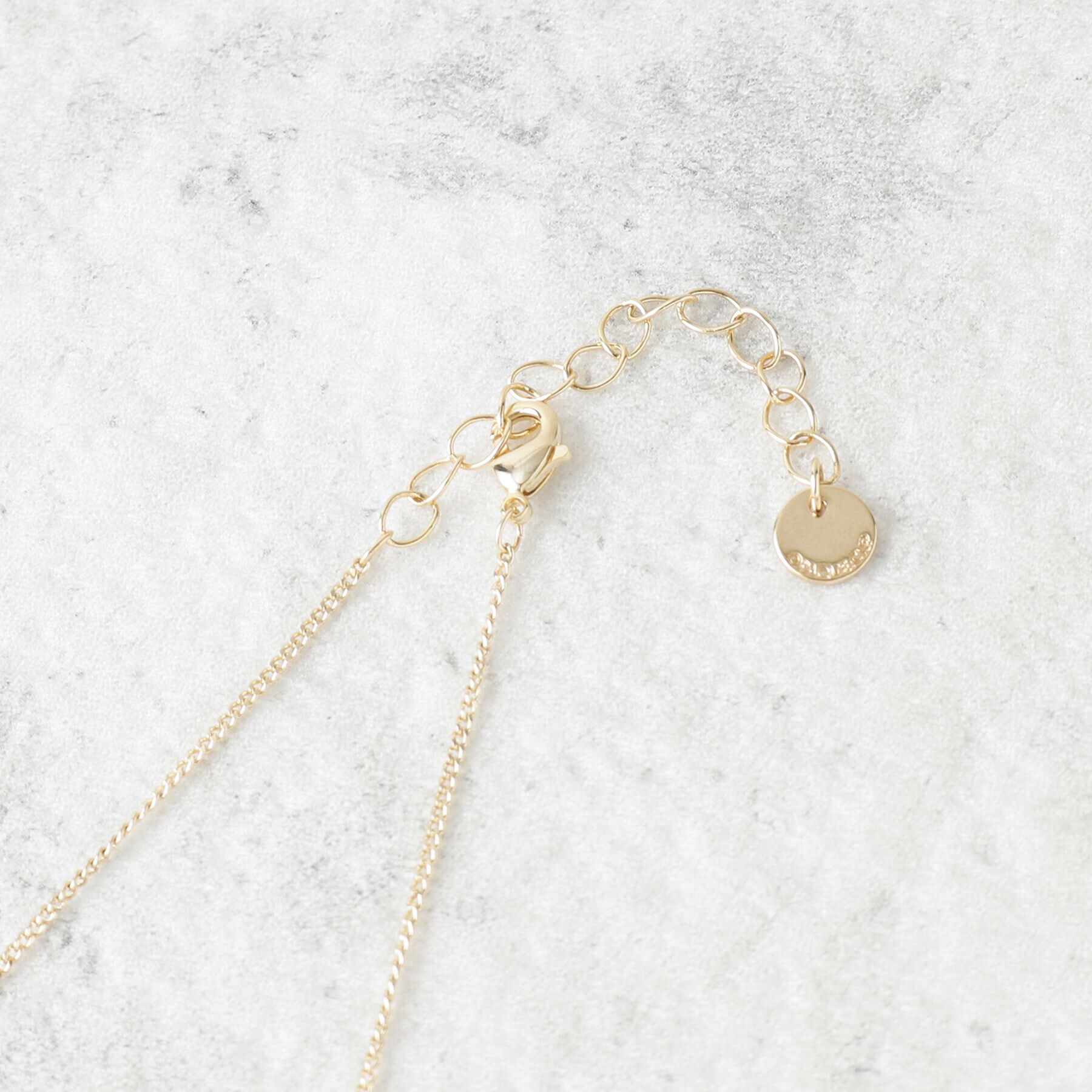 OPAQUE.CLIP「ビジューリング&times;2メタルリングロングネックレス」|ネックレス|