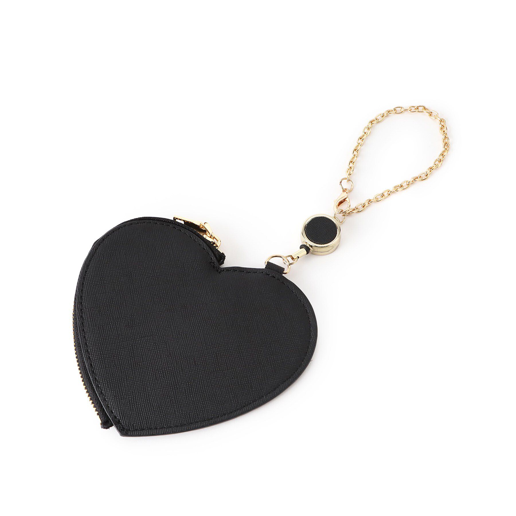 OPAQUE.CLIP「ハートシェイプチャームポーチ」|ポーチ|ブラック(019)