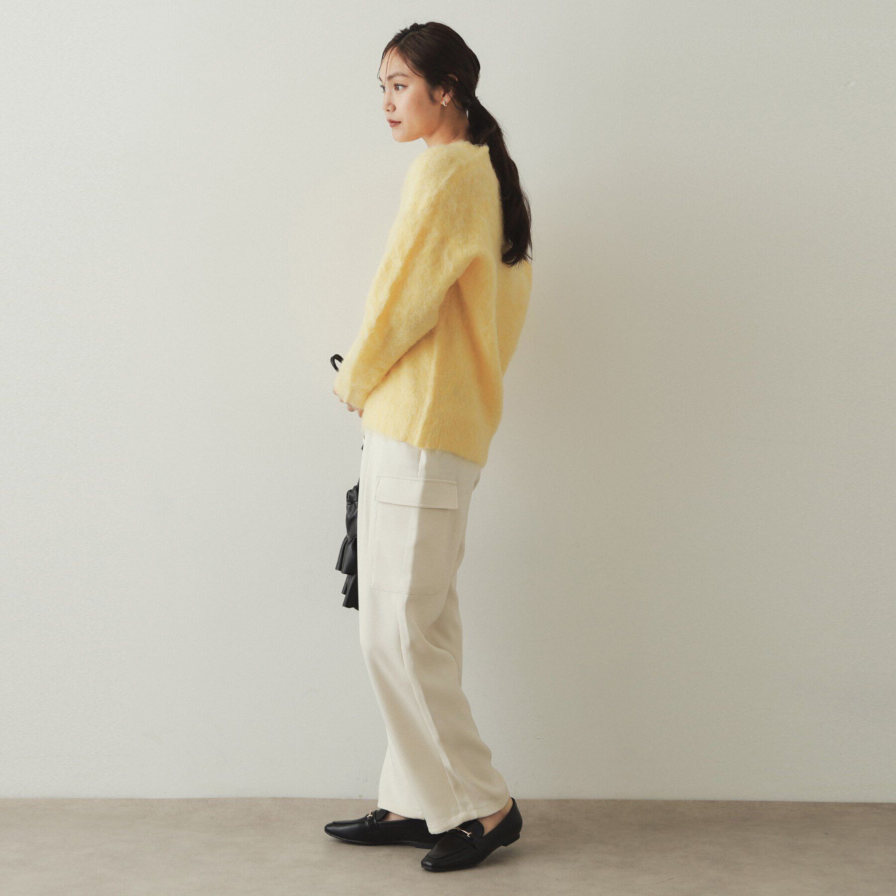 OPAQUE.CLIP「ウールライクカーゴパンツ【洗濯機洗い可】」|その他|