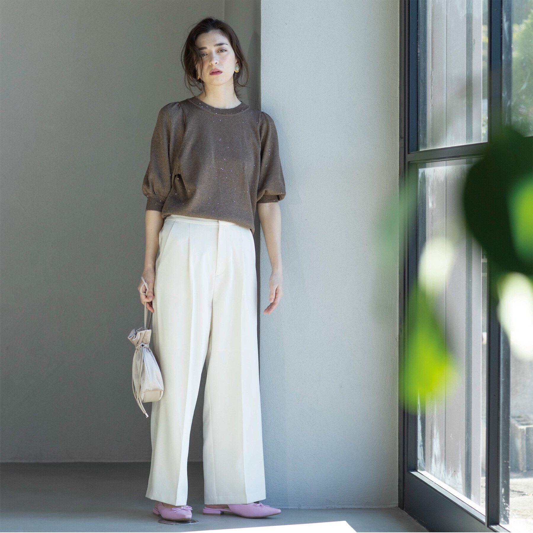 OPAQUE.CLIP「サイドラインパンツ」|その他|