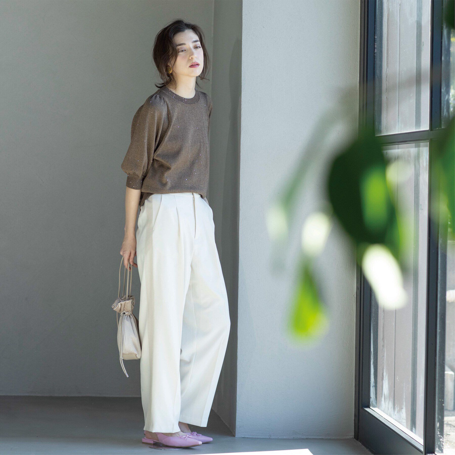 OPAQUE.CLIP「サイドラインパンツ」|その他|