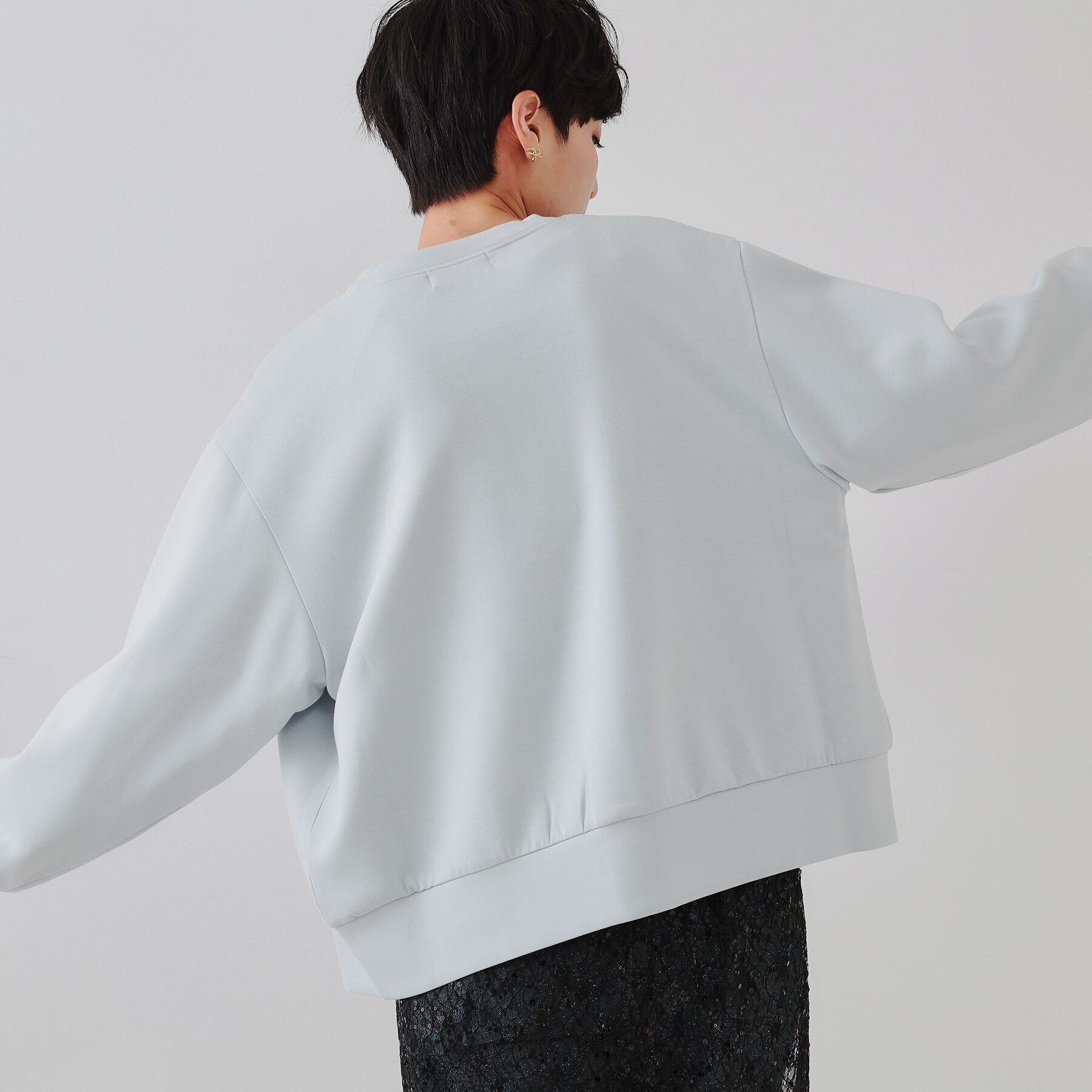 OPAQUE.CLIP「スナップボタンカーディガン【洗濯機洗い可】」|カーディガン|