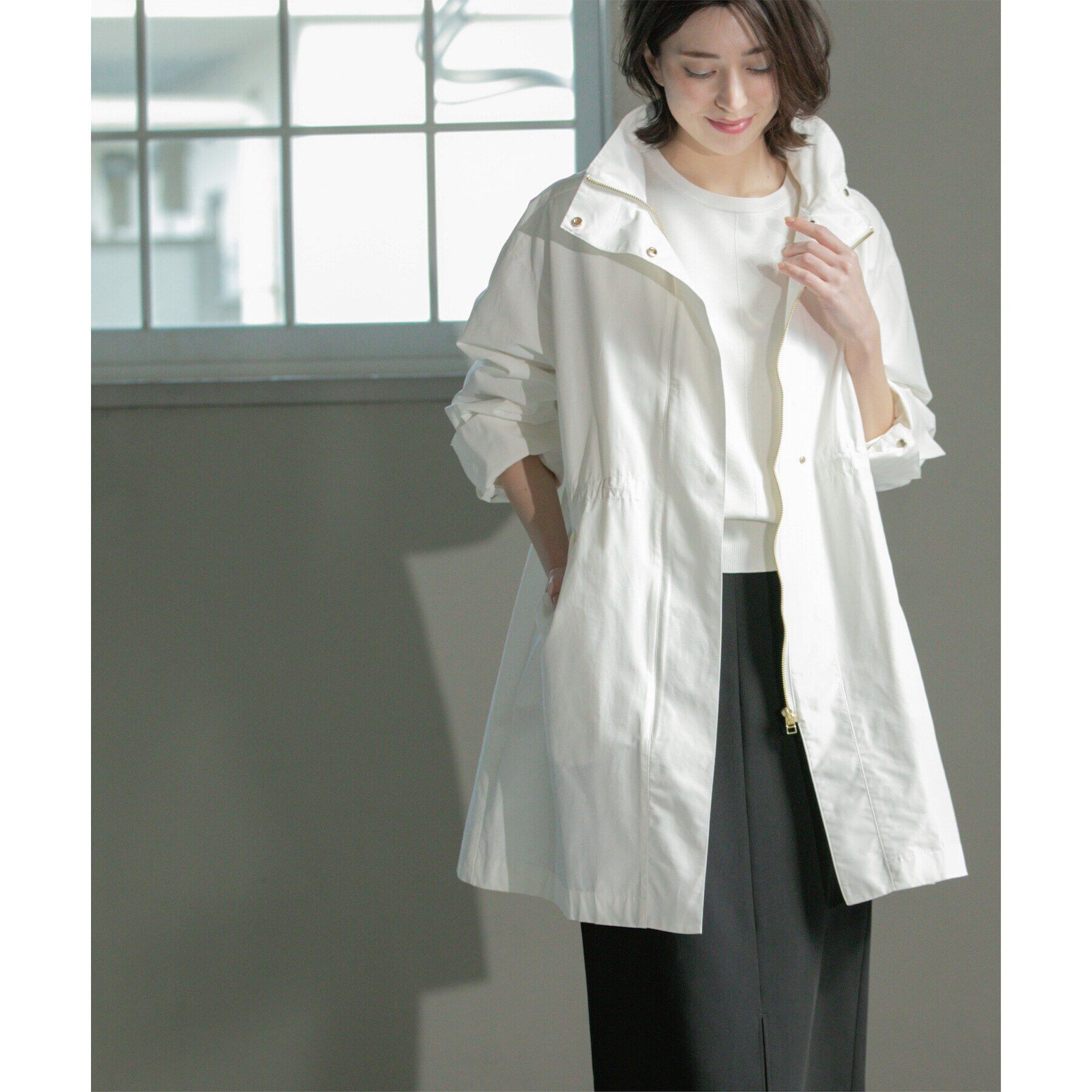 OPAQUE.CLIP「《CLASSY掲載》ミドルスタンドコート【洗濯機洗い可】」|その他|