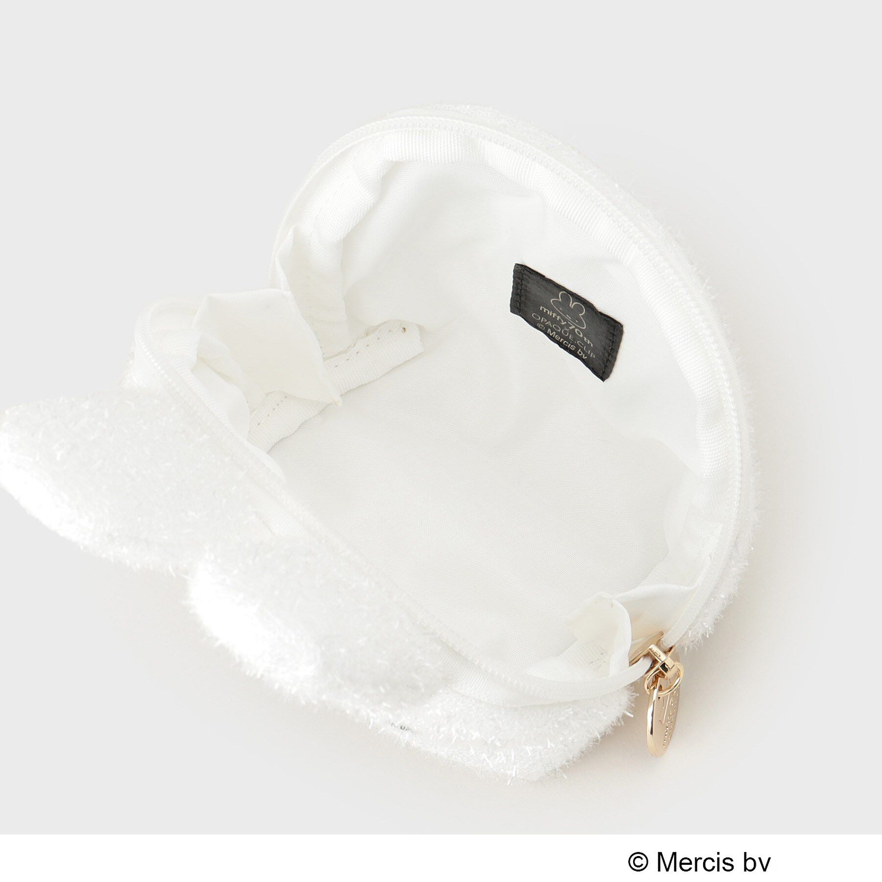 OPAQUE.CLIP「【miffyコラボ】フェイス型キラキラポーチ」|ポーチ|