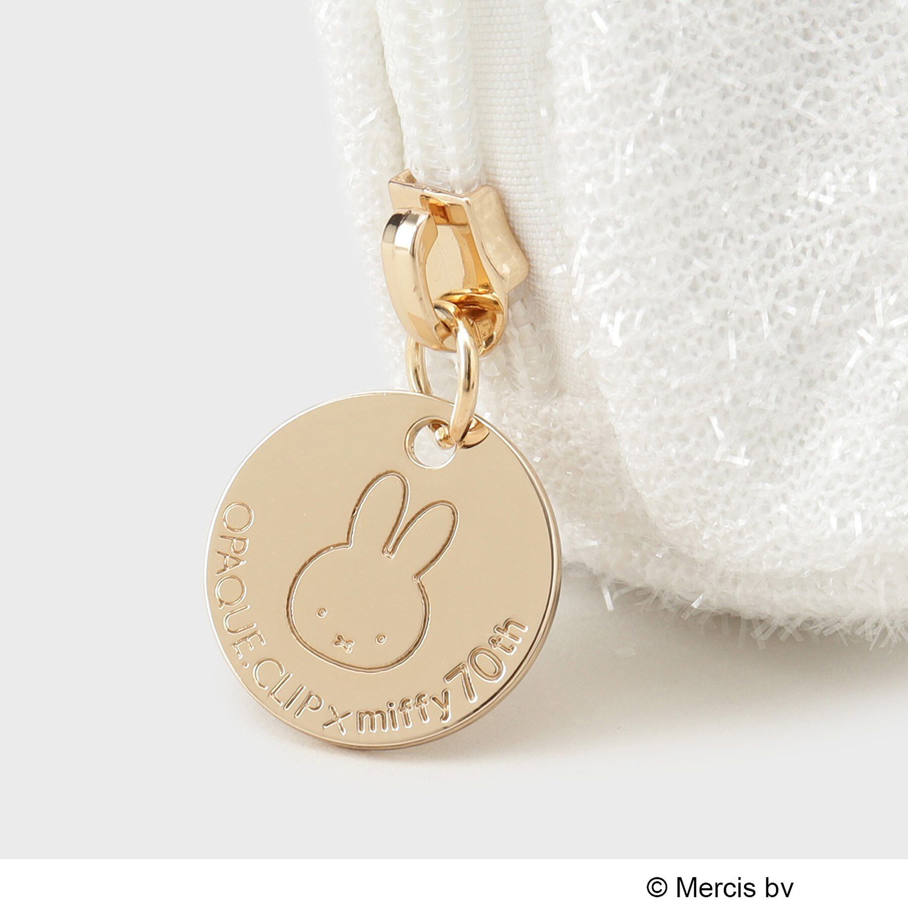 OPAQUE.CLIP「【miffyコラボ】フェイス型キラキラポーチ」|ポーチ|