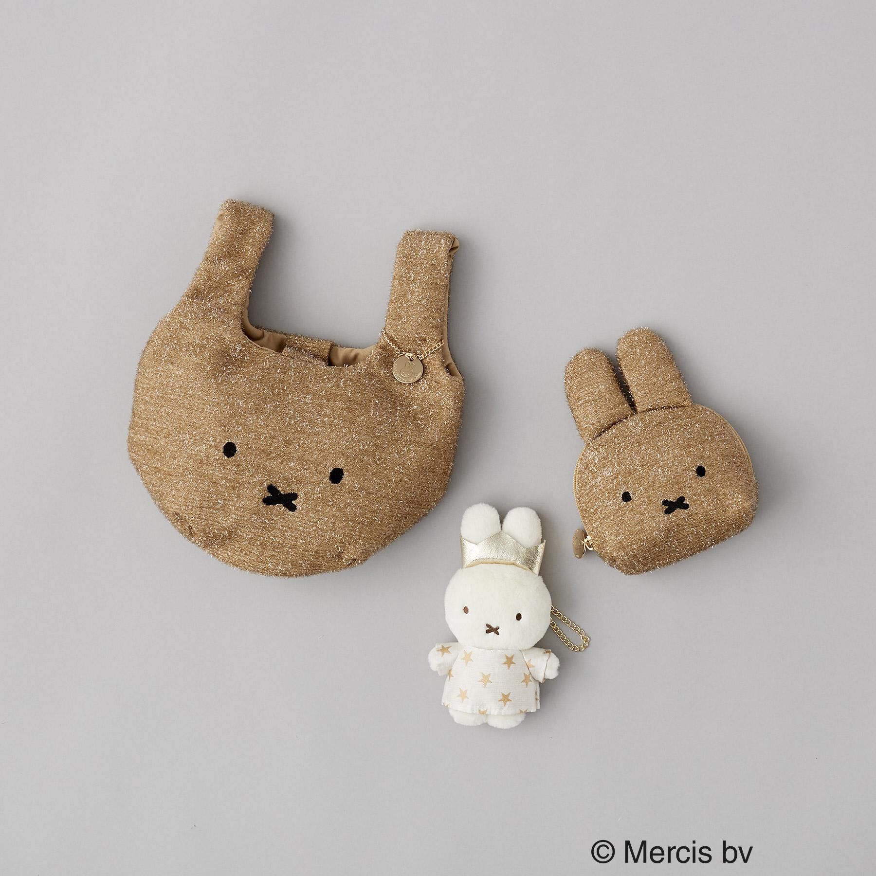 OPAQUE.CLIP「【miffyコラボ】フェイス型キラキラポーチ」|ポーチ|