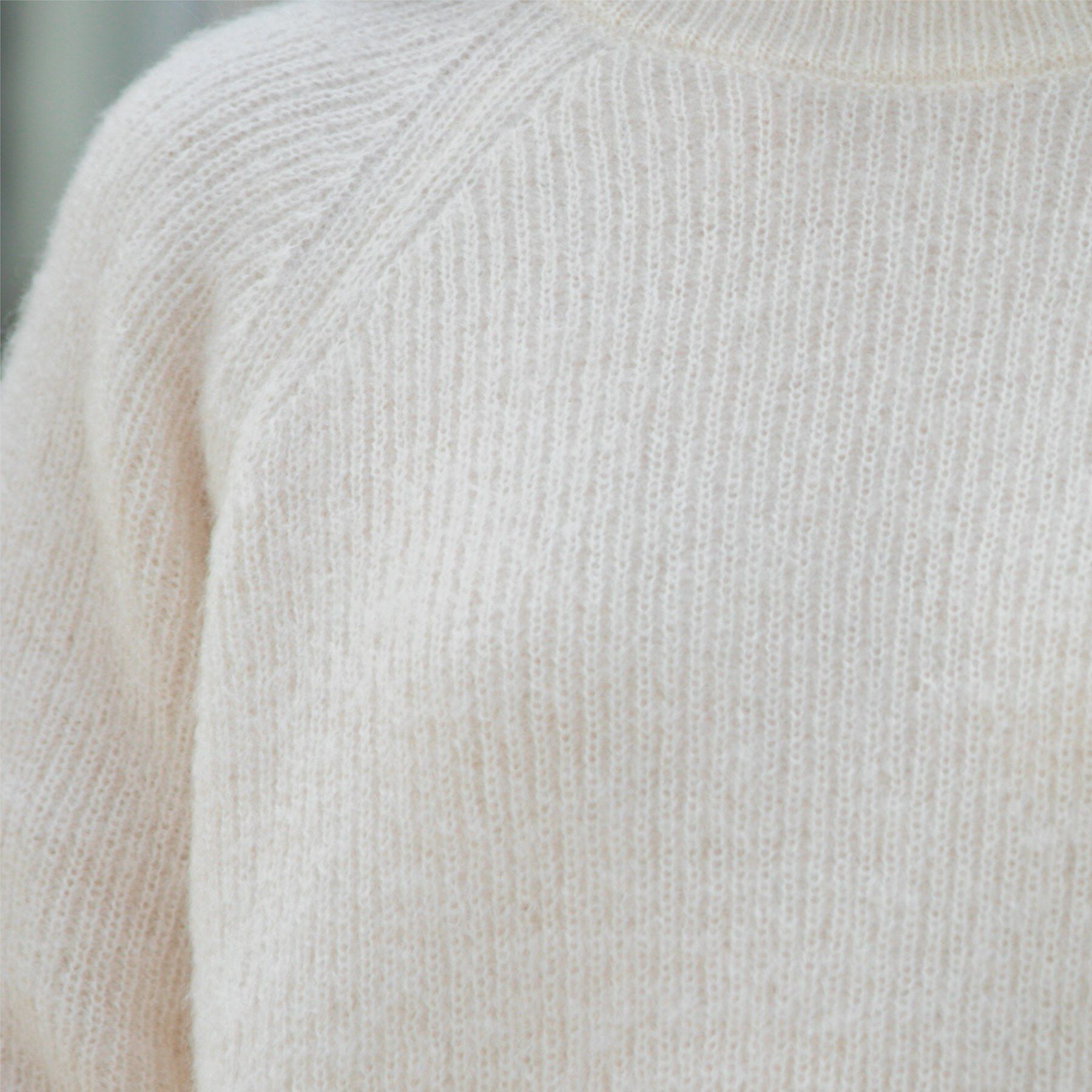 OPAQUE.CLIP「クリアシャギークルーネックニット【洗える】」|ニット・セーター|