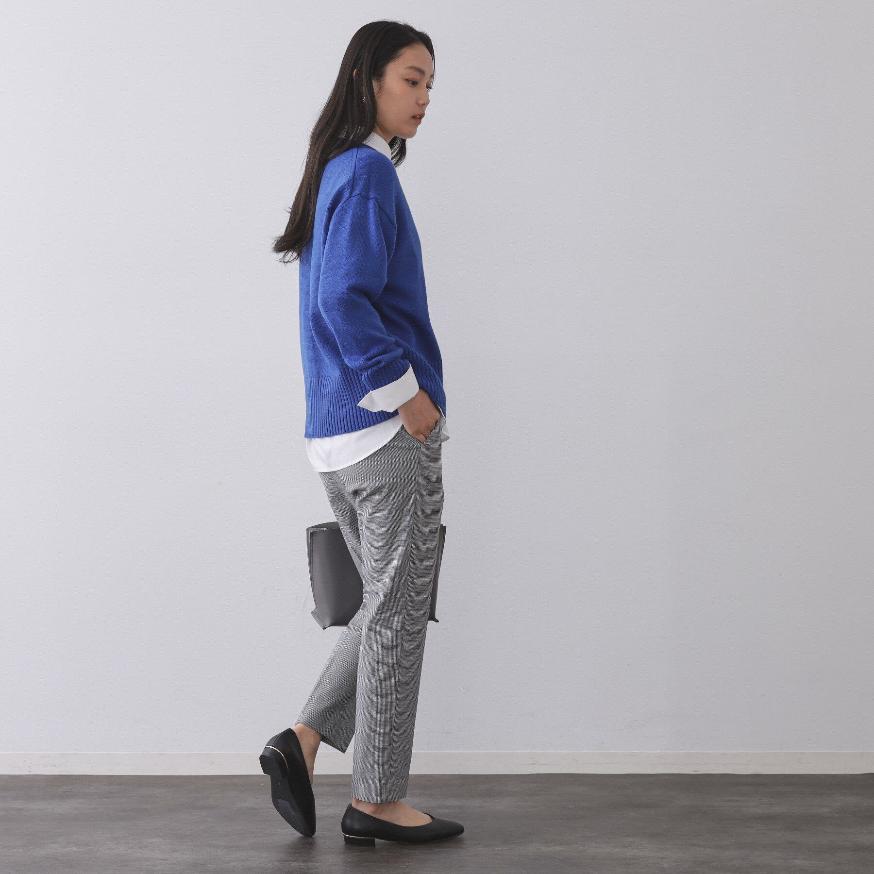 OPAQUE.CLIP「裏起毛ハイストレッチイージーテーパードパンツ【洗濯機OK】」|その他|