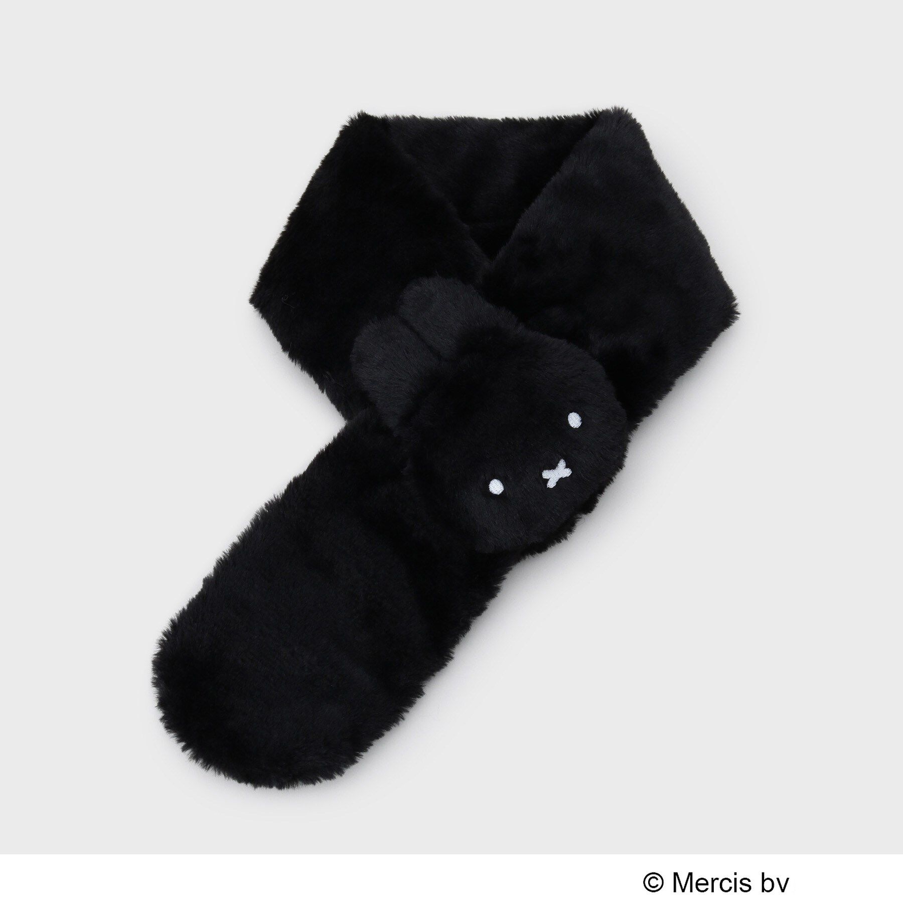 OPAQUE.CLIP「【コラボ】miffy ｘ OPAQUE.CLIP フェイクファーティペット」|ストール|ブラック(819)