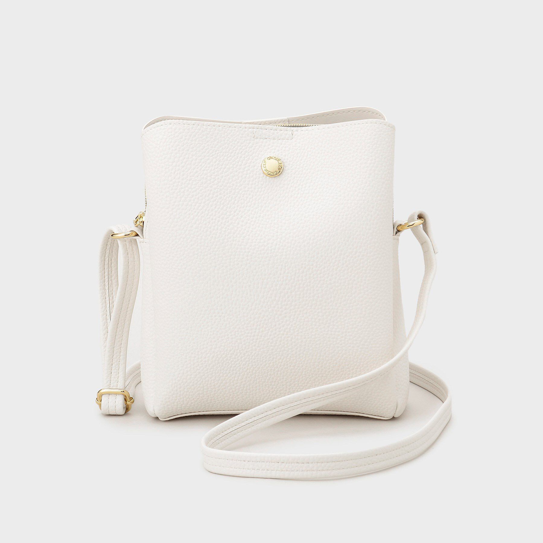 OPAQUE.CLIP「シュリンク合皮3層ミニショルダーバッグ【軽量／長さ調整可能】」|ショルダー・メッセンジャー|