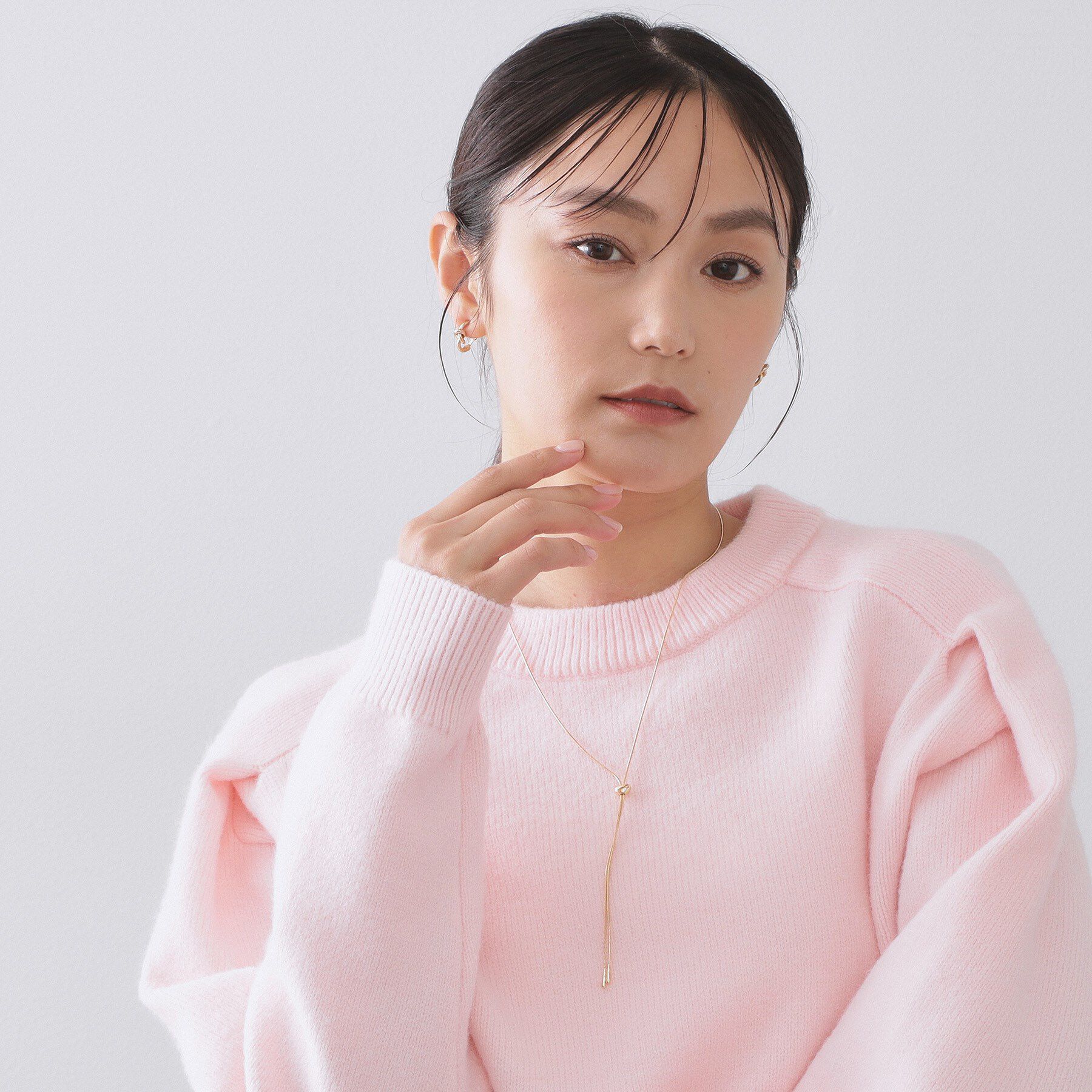 OPAQUE.CLIP「ミニビーンズスライドネックレス」|ネックレス|