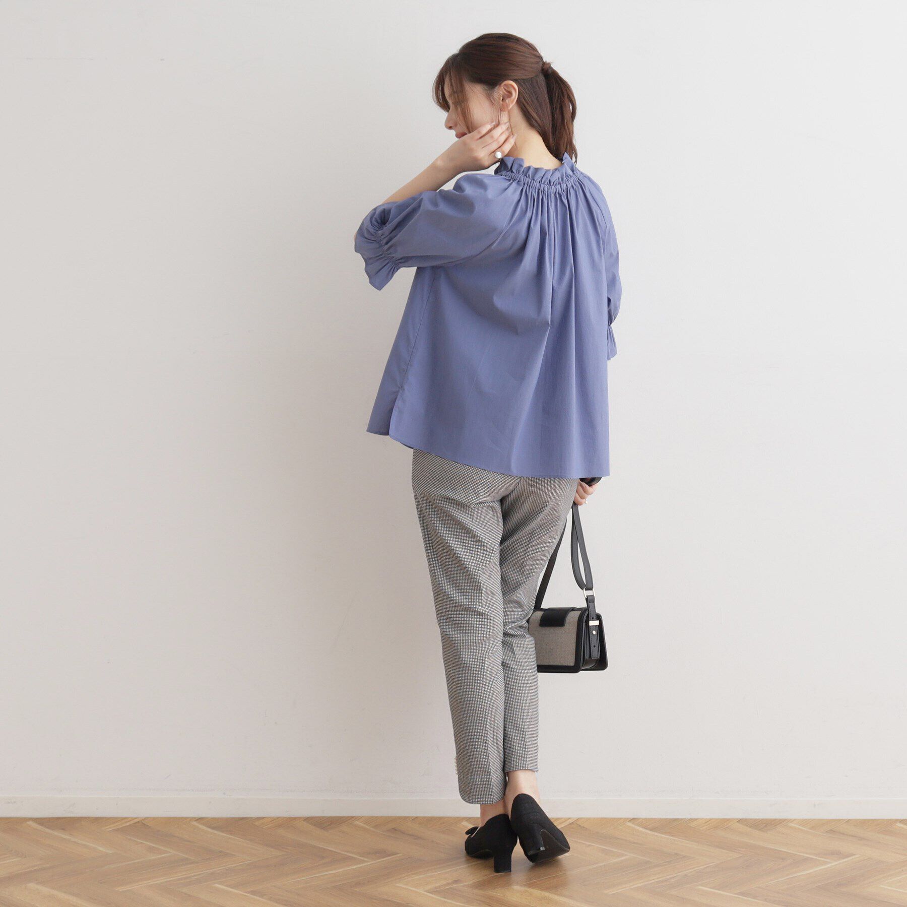 Couture broach「ギャザーフリルリボンタイ」|シャツ・ブラウス|