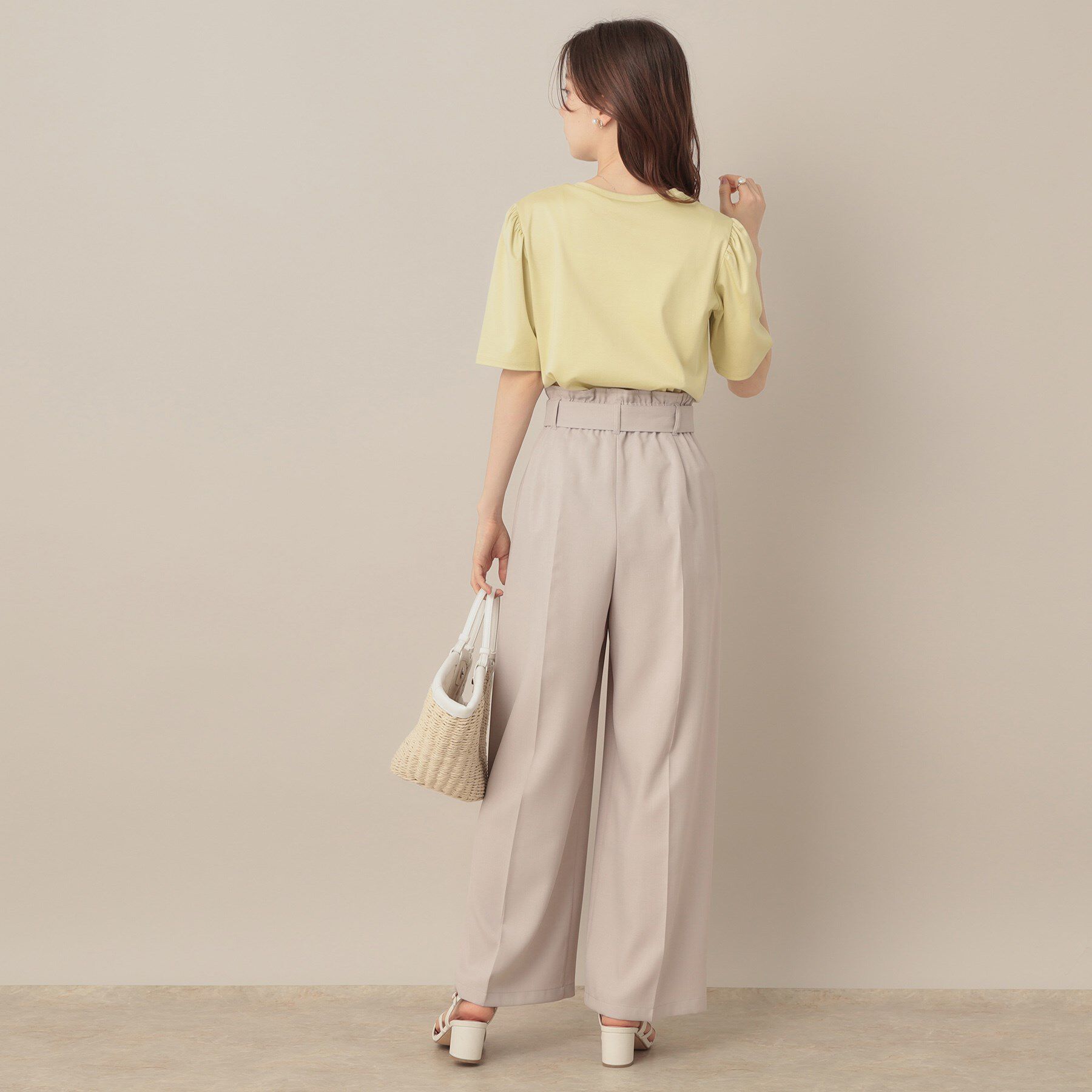 Couture broach「【接触冷感・UV機能あり・マシンウォッシャブル】60シルケット パフュームエンブロTシャツ」|Tシャツ・カットソー|