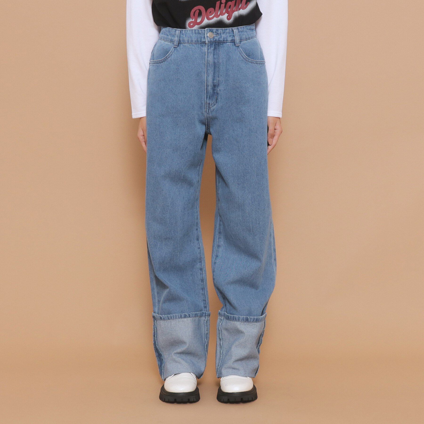 PINK-latte「ロールアップデニム」|その他|