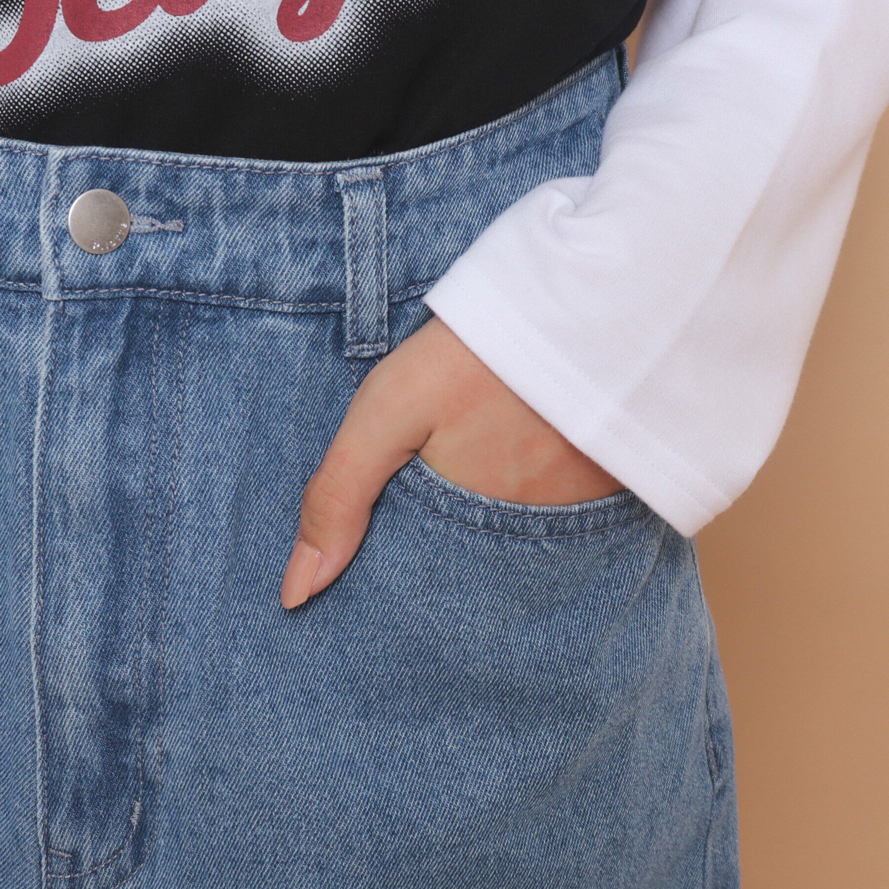 PINK-latte「ロールアップデニム」|その他|