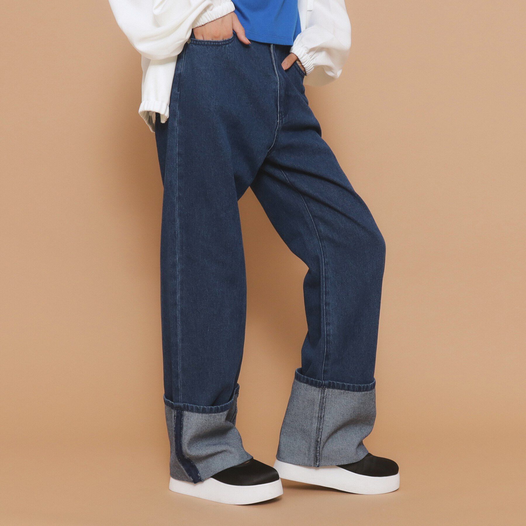 PINK-latte「ロールアップデニム」|その他|