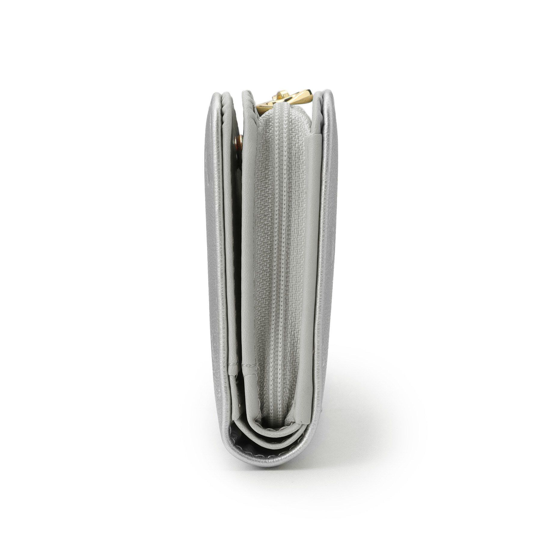 PINK-latte「くま型押しラウンドファスナー財布」|財布|