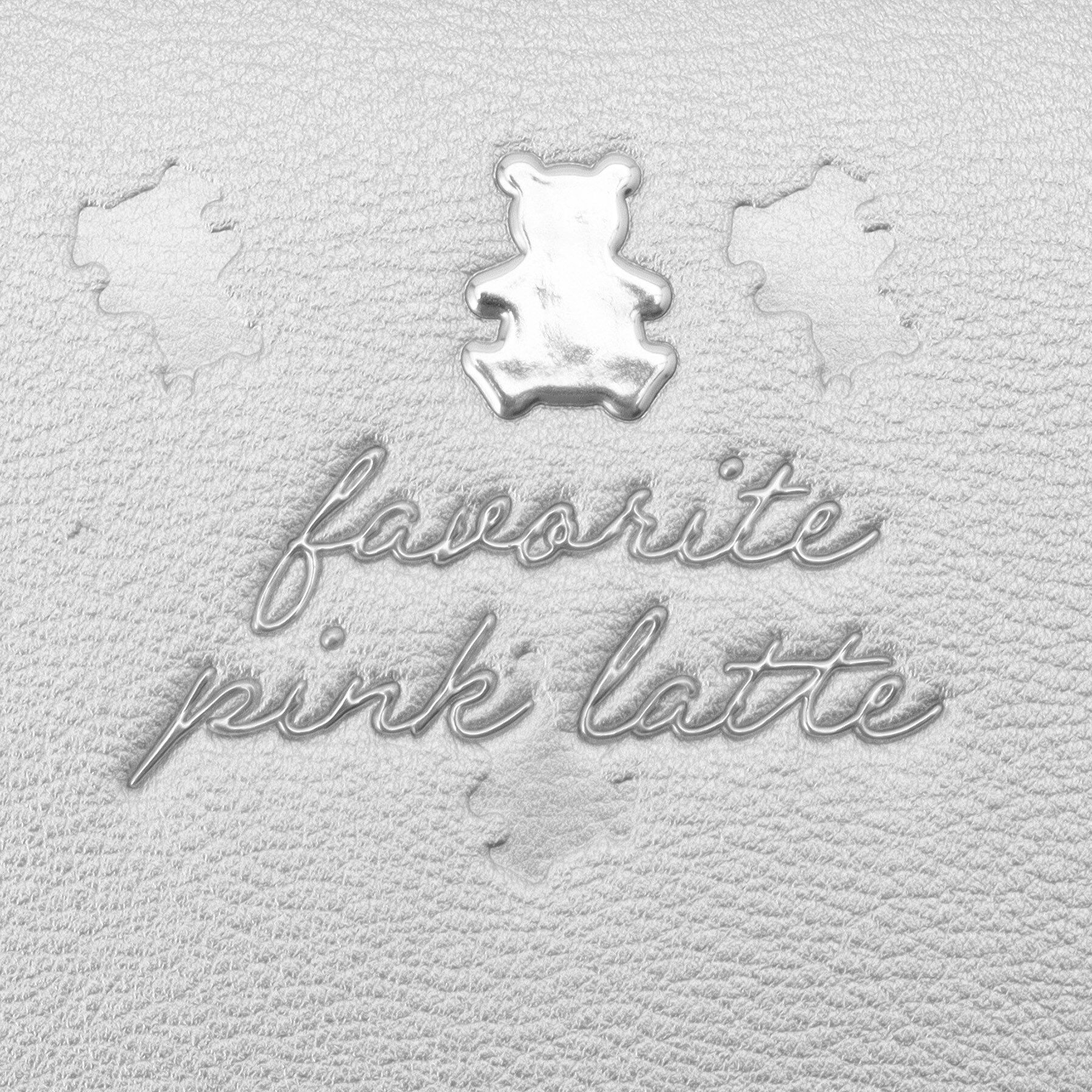 PINK-latte「くま型押しラウンドファスナー財布」|財布|