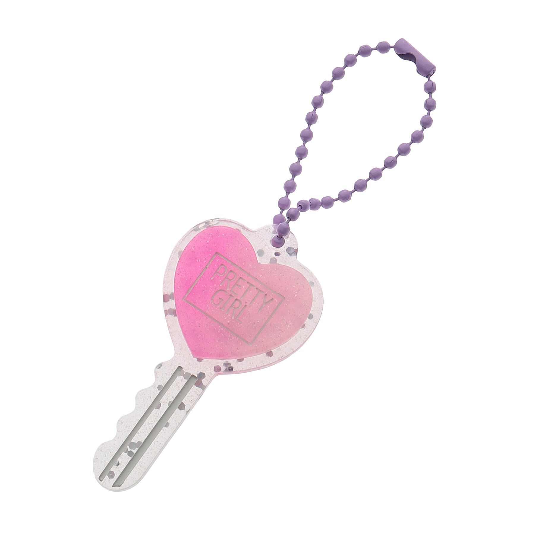 PINK-latte「グラデーションハートキーホルダー」|キーケース|ベビーピンク(071