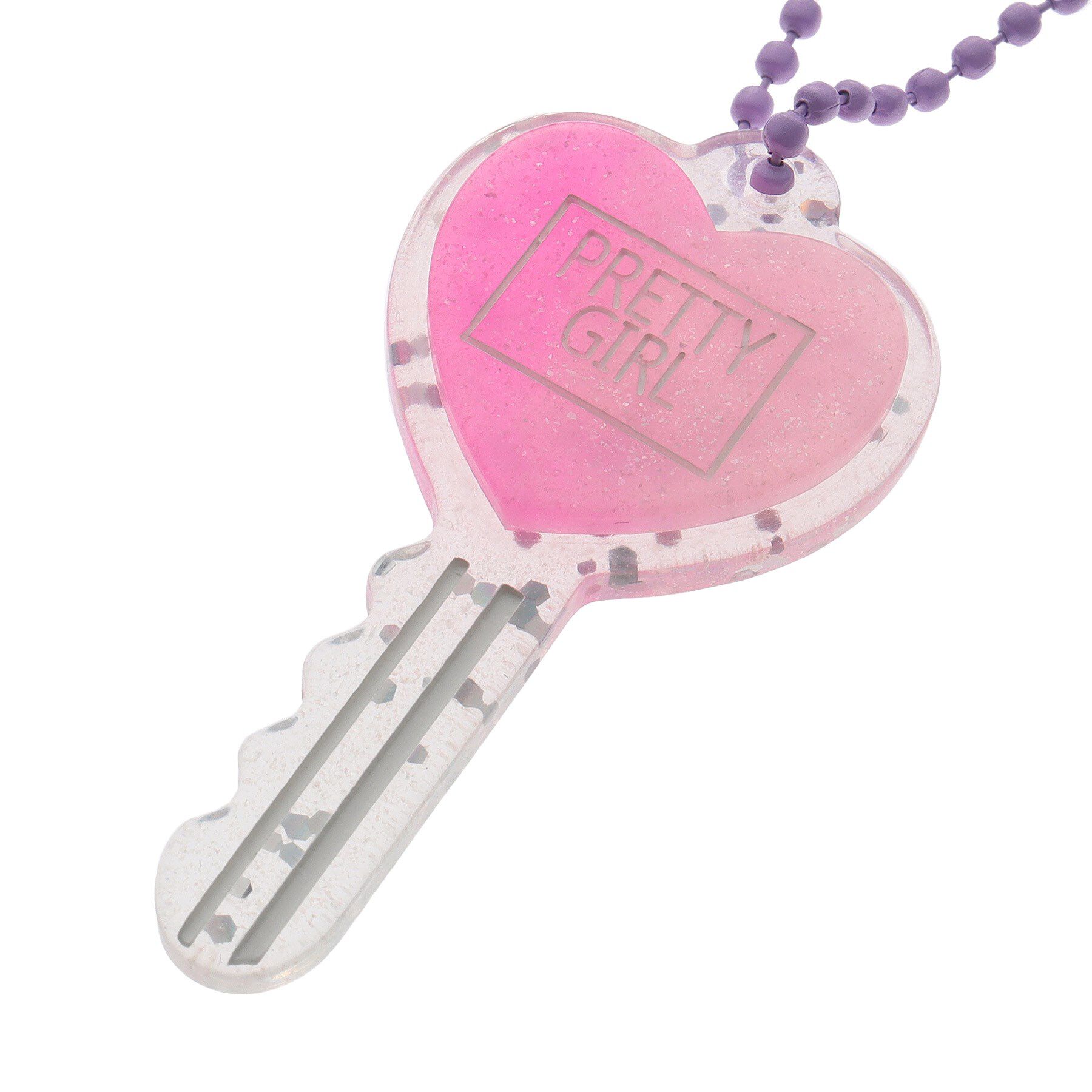 PINK-latte「グラデーションハートキーホルダー」|キーケース|