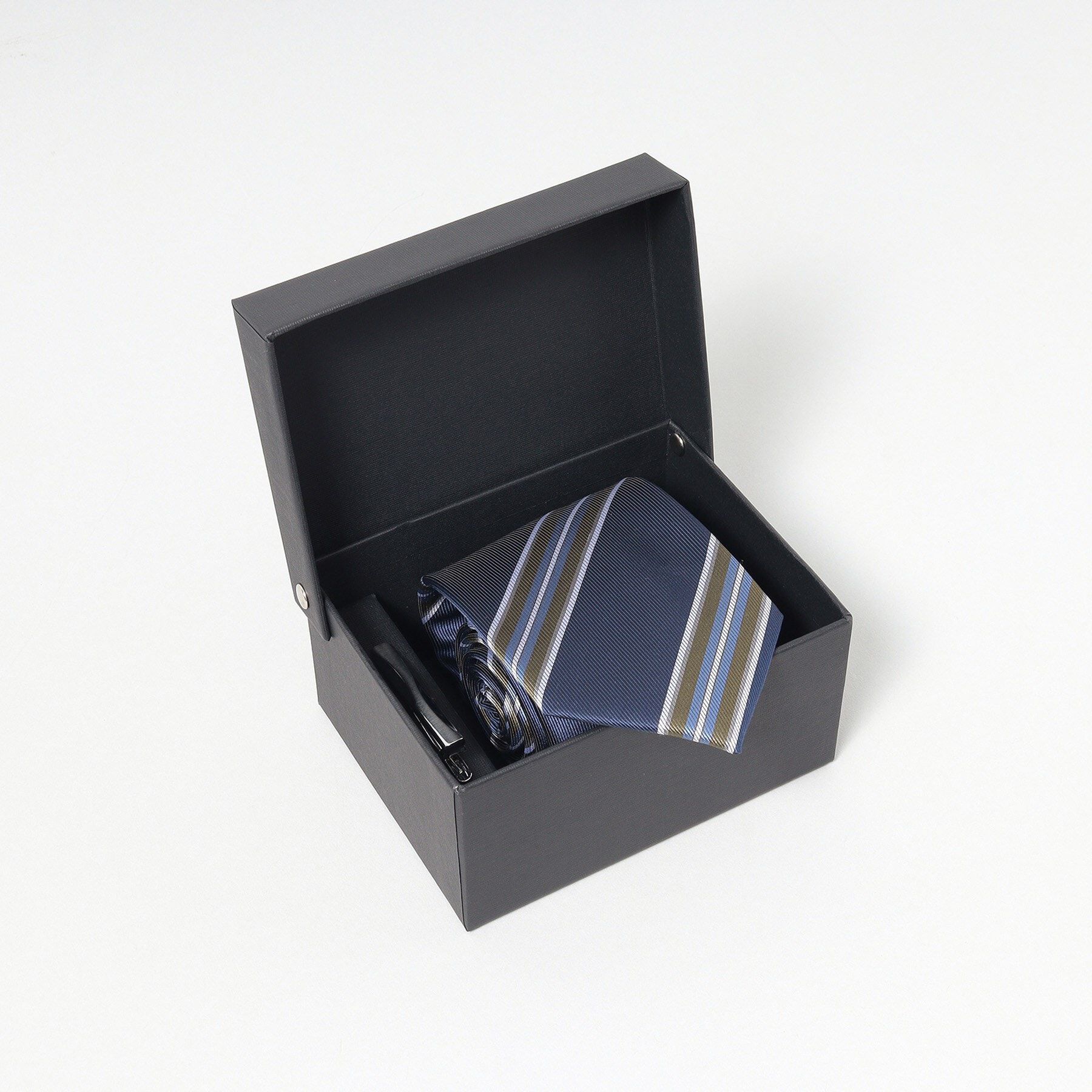 THE SHOP TK「ネクタイ＆タイピン ギフトBOXセット」|ネクタイ・蝶ネクタイ|ブルー(292)