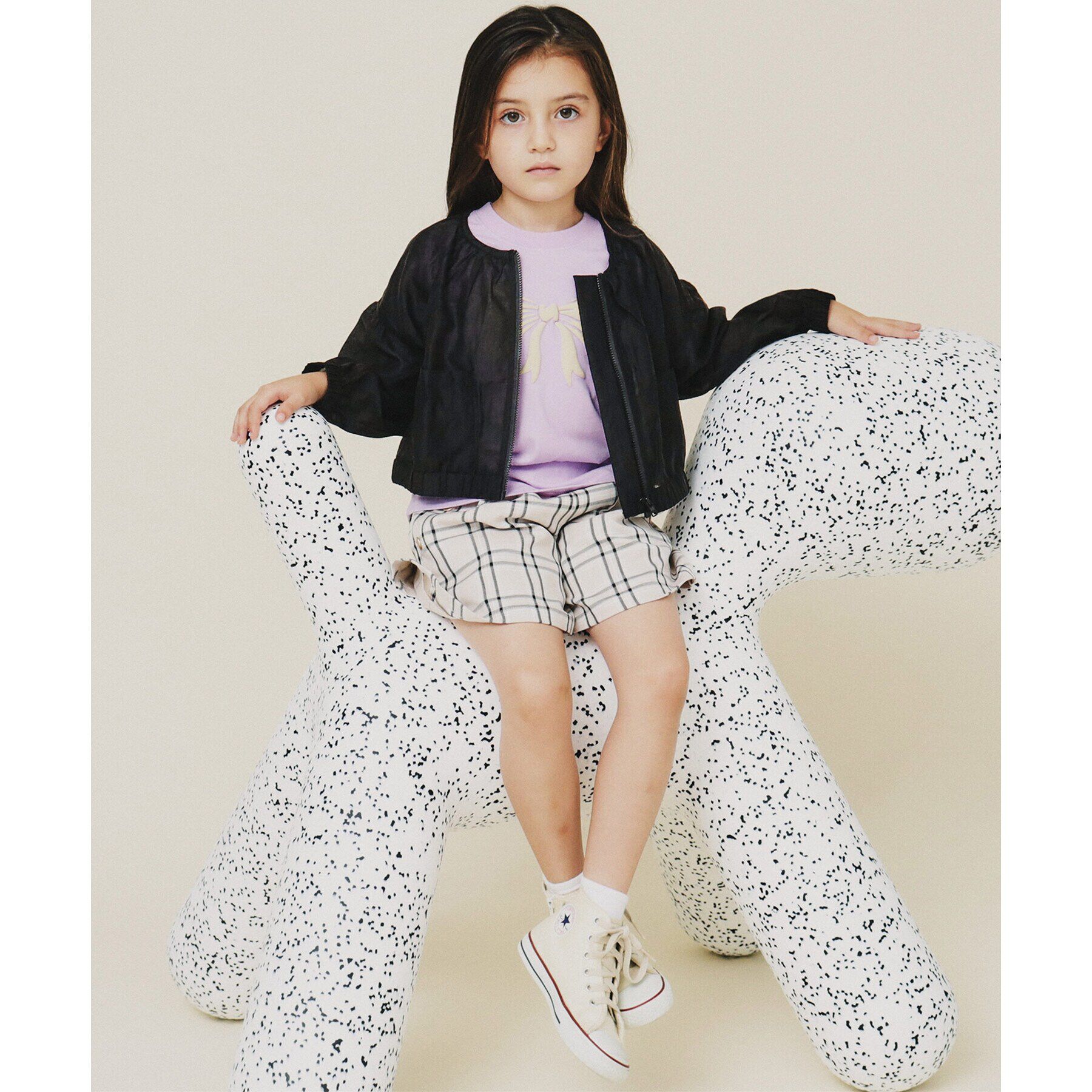 THE SHOP TK「【110-160/親子リンク風】シアーブルゾン」|ブルゾン・スタジャン|