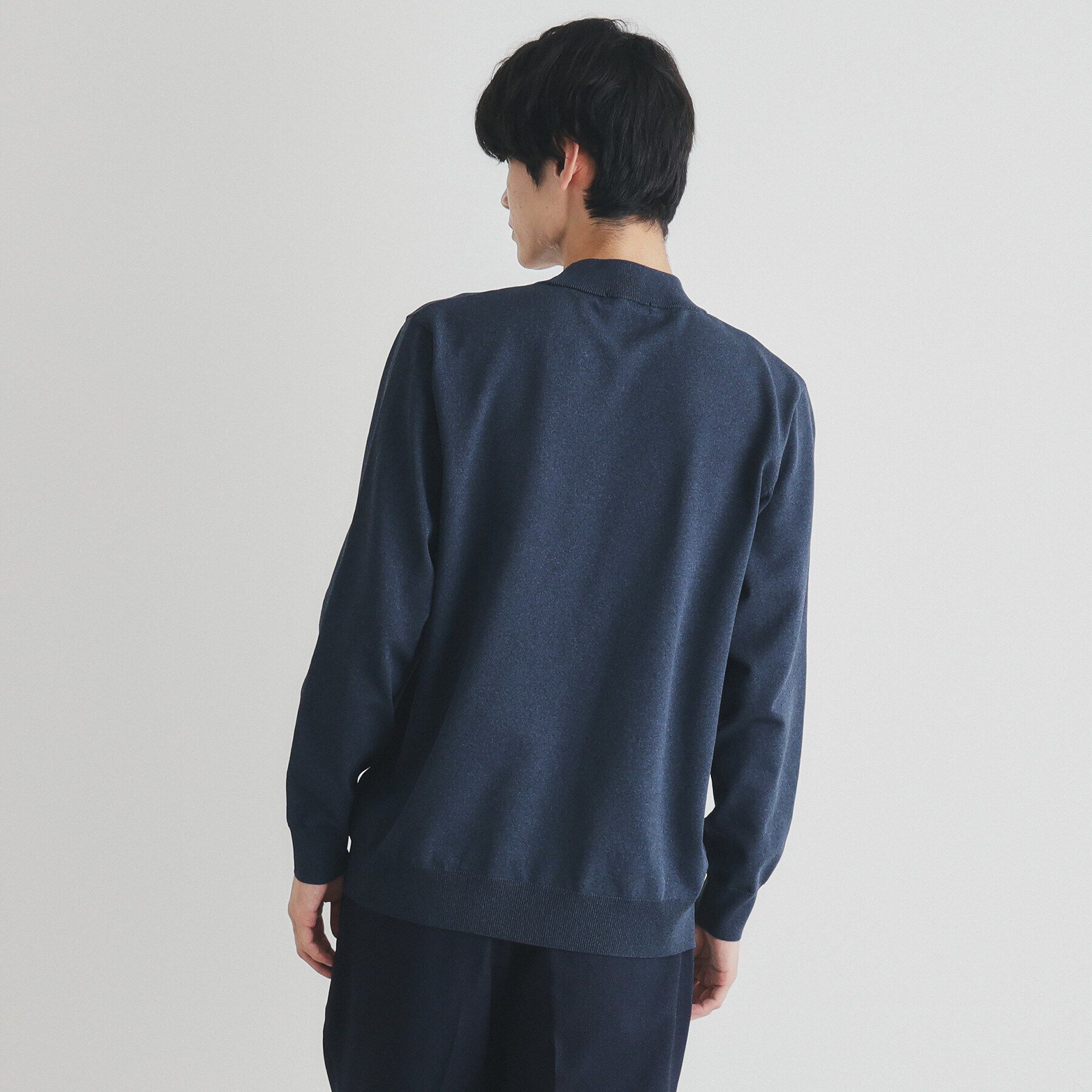 THE SHOP TK「ライトポリモックネック」|ニット・セーター|