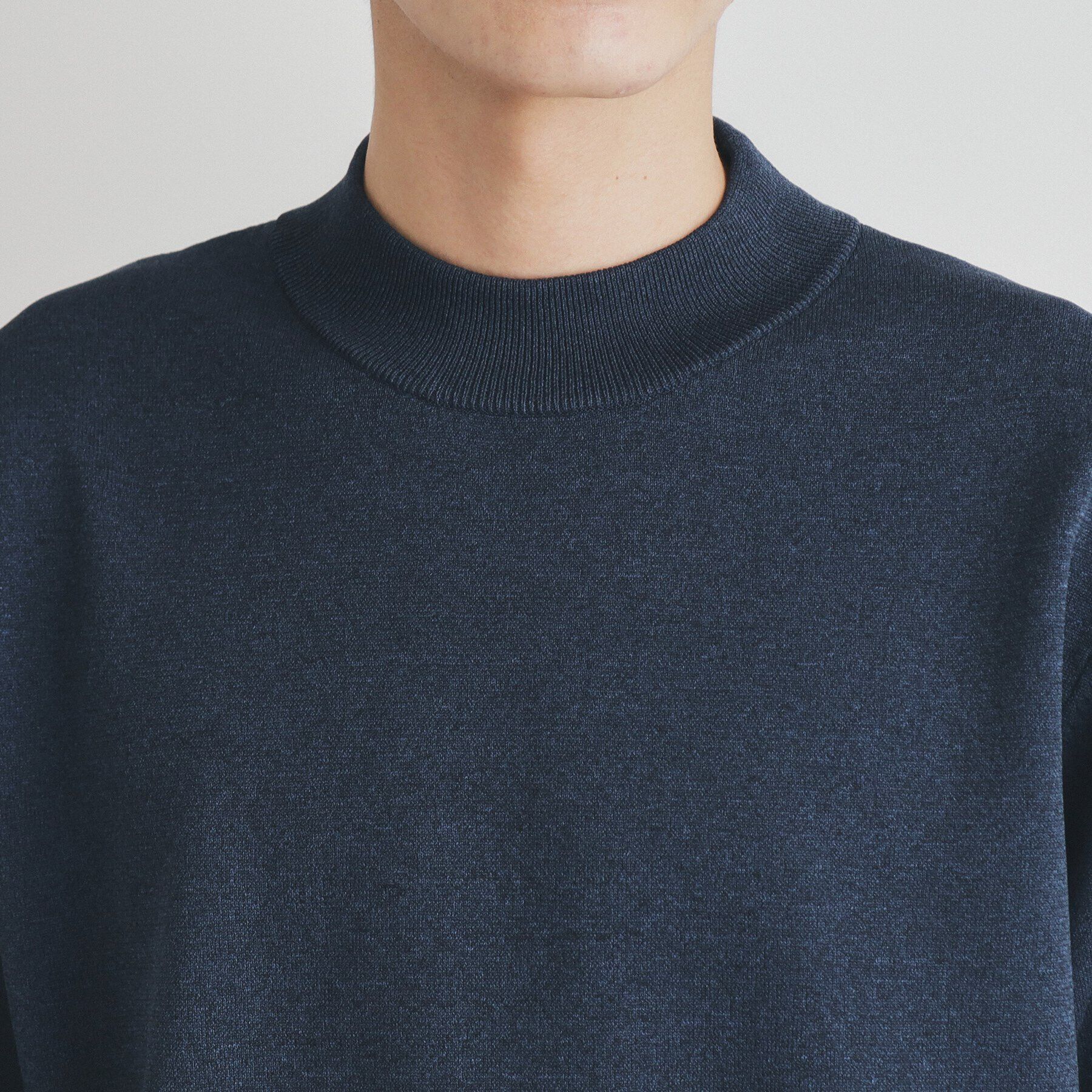 THE SHOP TK「ライトポリモックネック」|ニット・セーター|