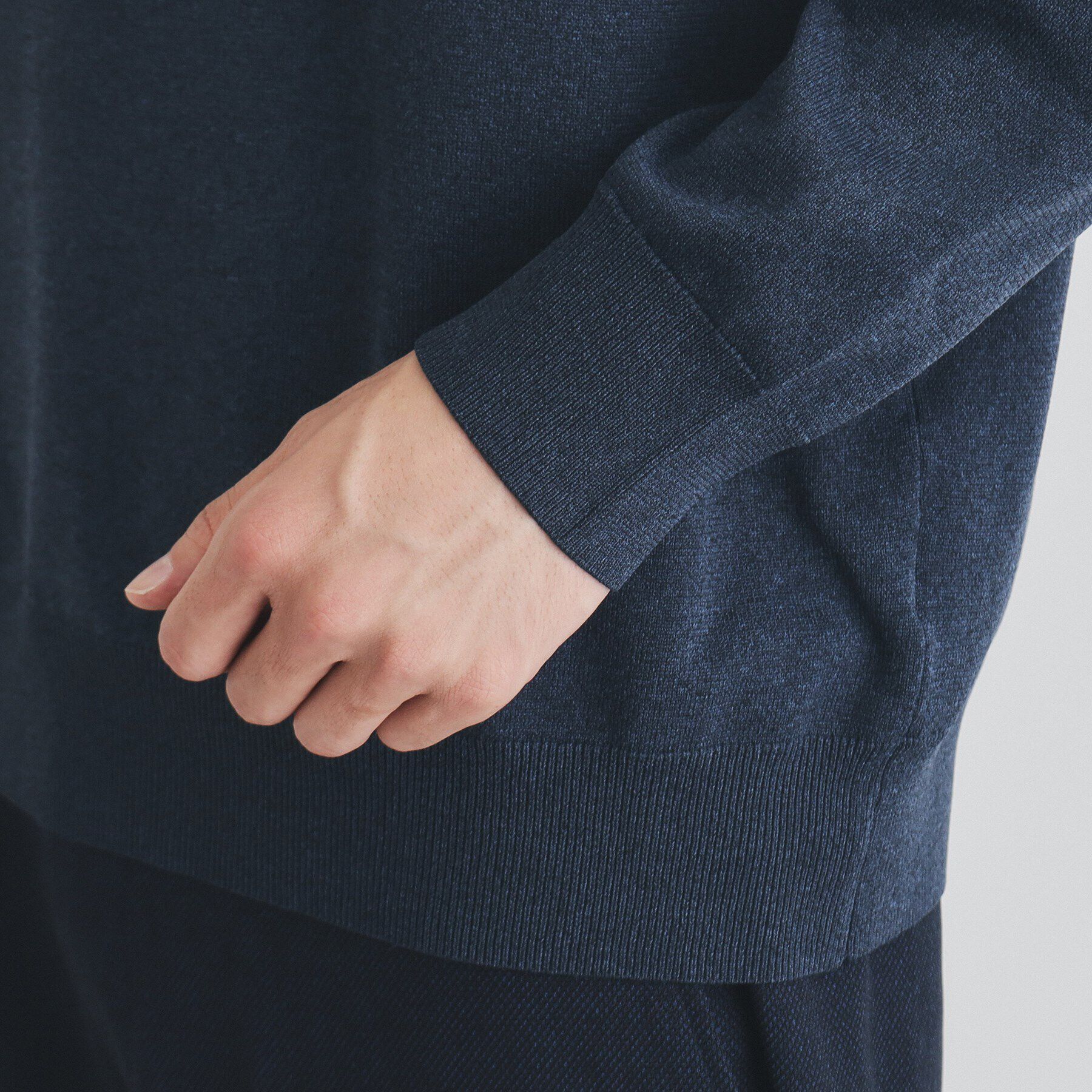 THE SHOP TK「ライトポリモックネック」|ニット・セーター|