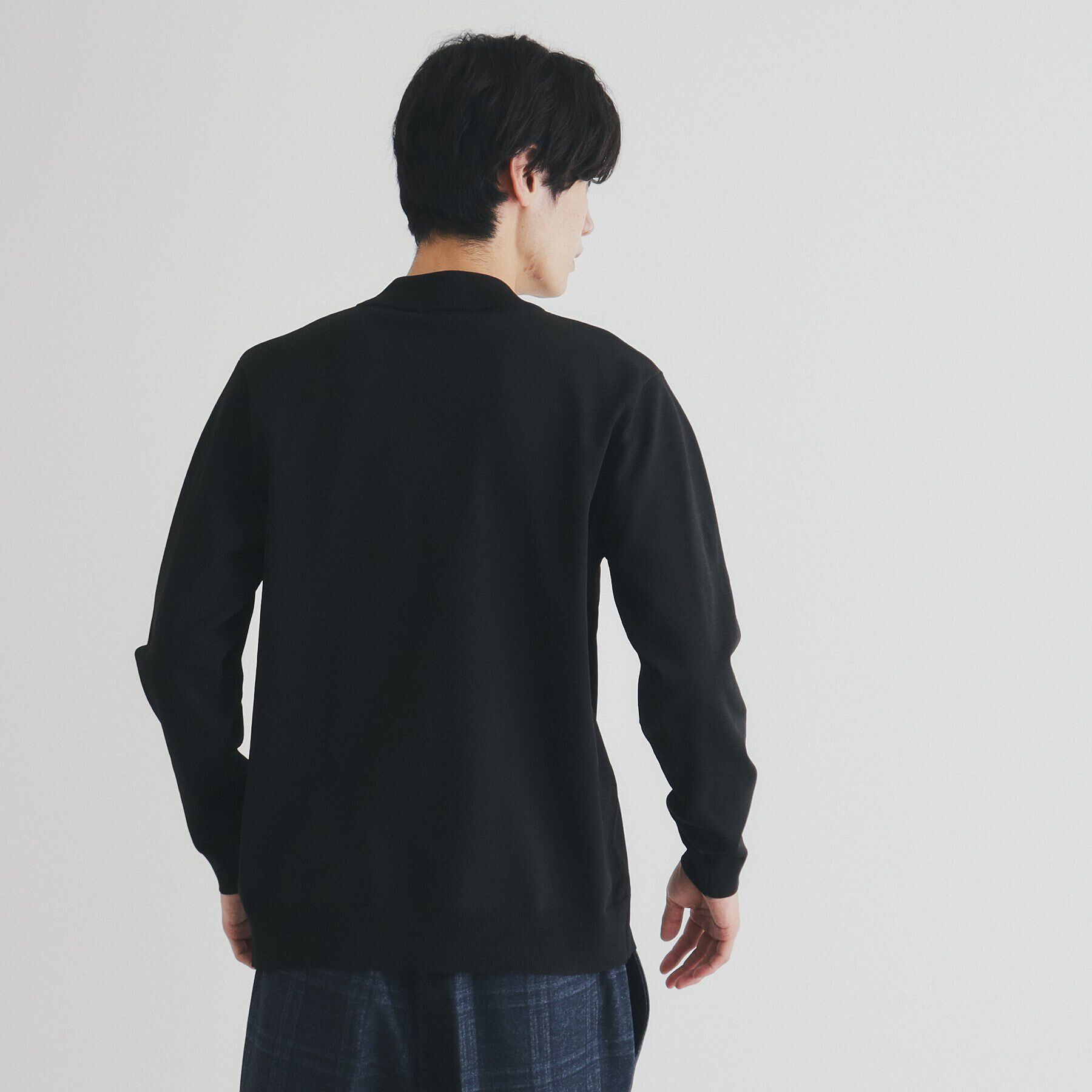 THE SHOP TK「ライトポリモックネック」|ニット・セーター|
