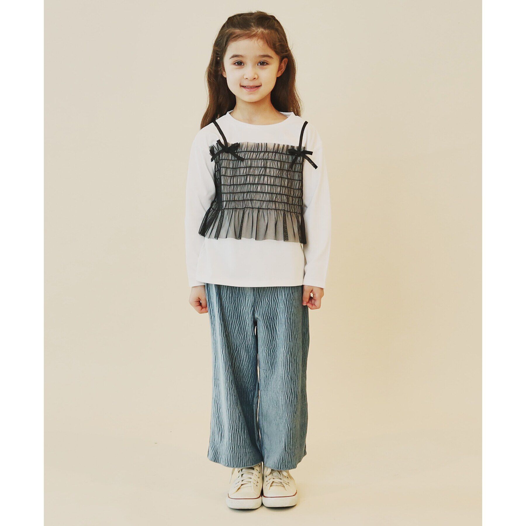 THE SHOP TK「【110-150】ビスチェドッキングプルオーバー」|Tシャツ・カットソー|