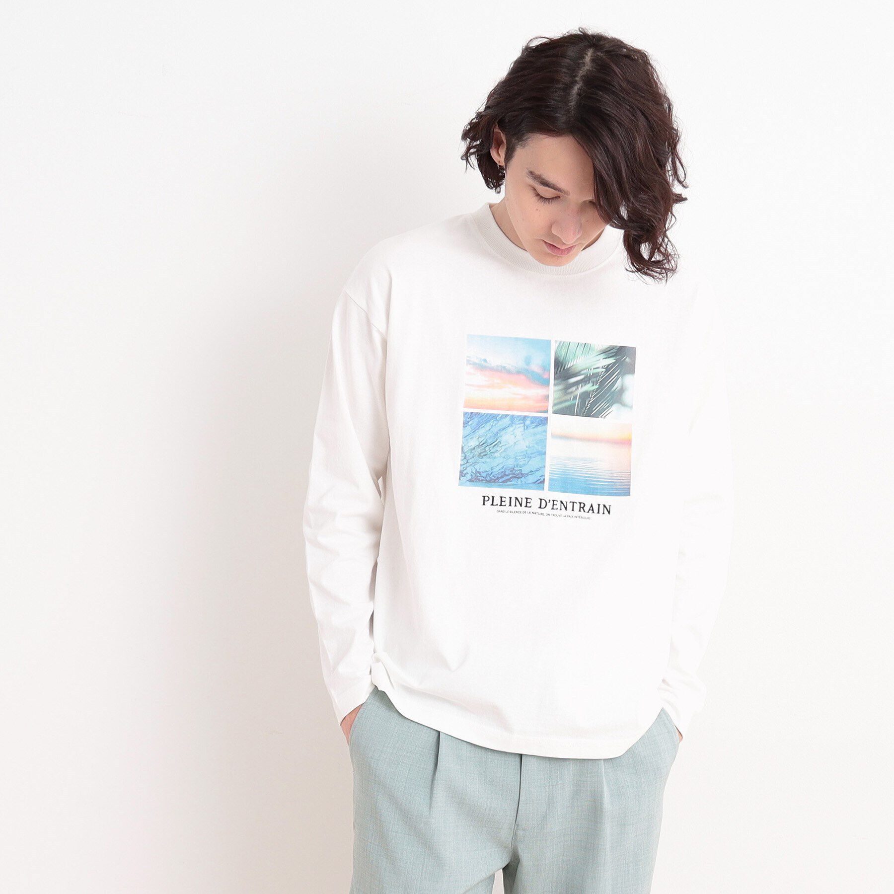 THE SHOP TK「オーガニックコットンフォトプリントTシャツ」|Tシャツ・カットソー|