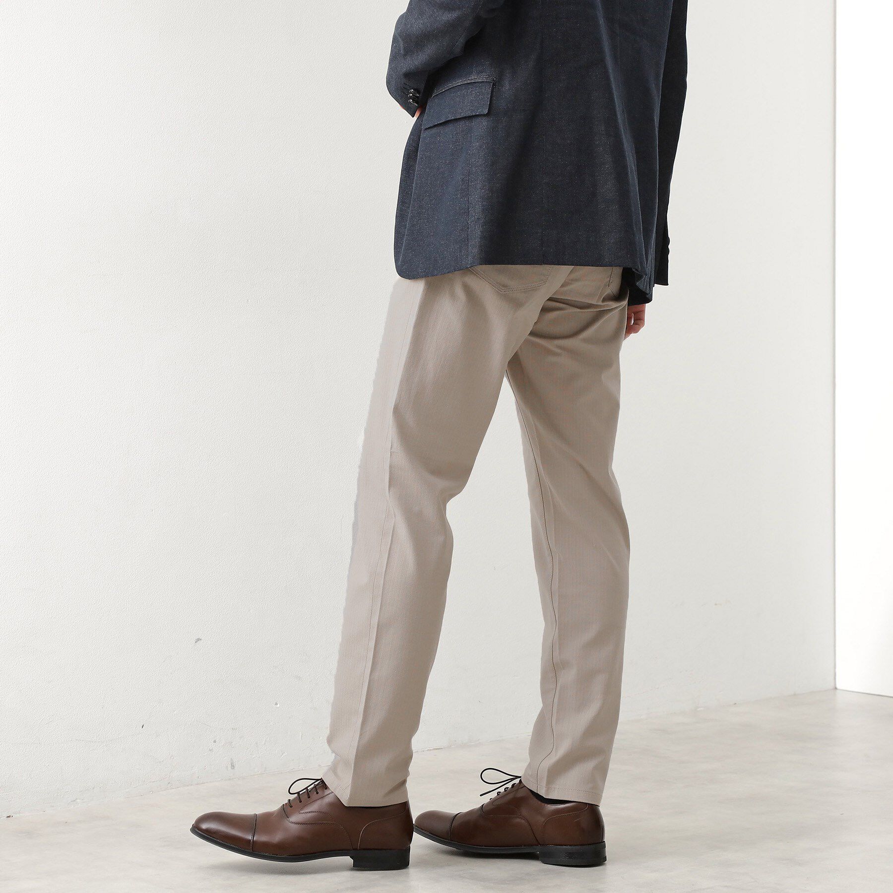 THE SHOP TK「【オールシーズン穿ける！】7DAYSストレッチへリンボンパンツ　ON&hArr;OFF兼用」|その他|