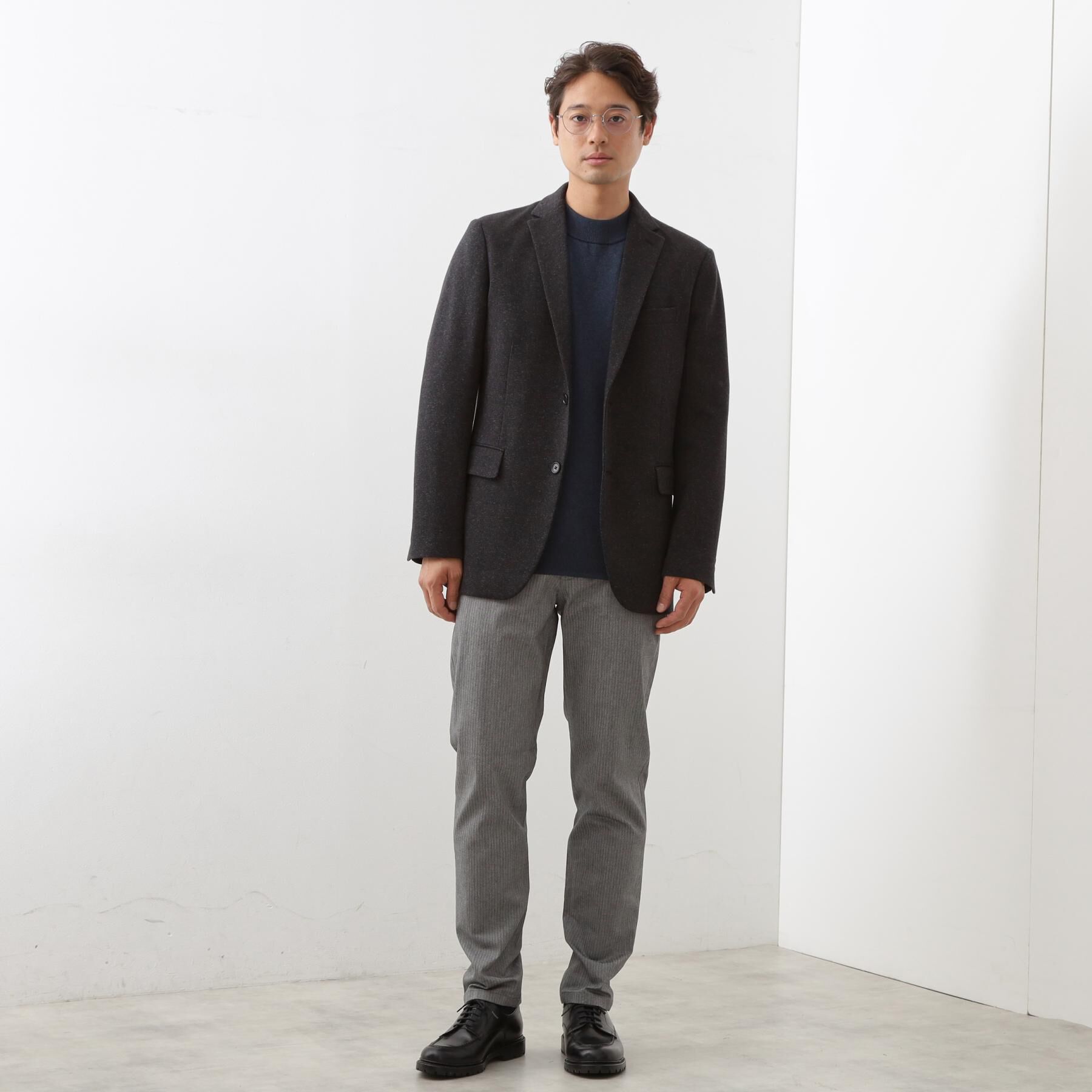 THE SHOP TK「【オールシーズン穿ける！】7DAYSストレッチへリンボンパンツ　ON&hArr;OFF兼用」|その他|