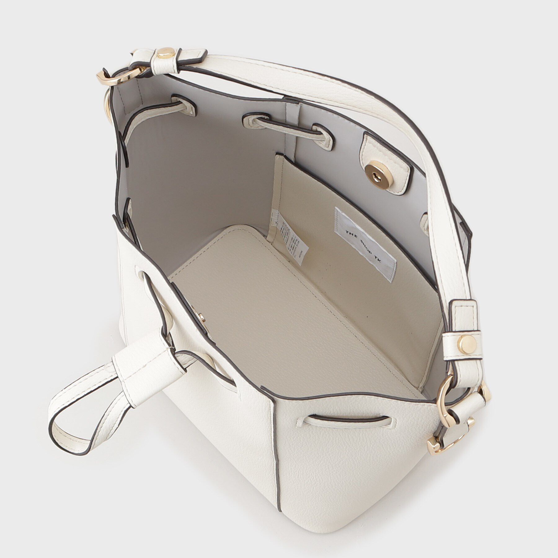 THE SHOP TK「巾着合皮バッグ」|ショルダー・メッセンジャー|