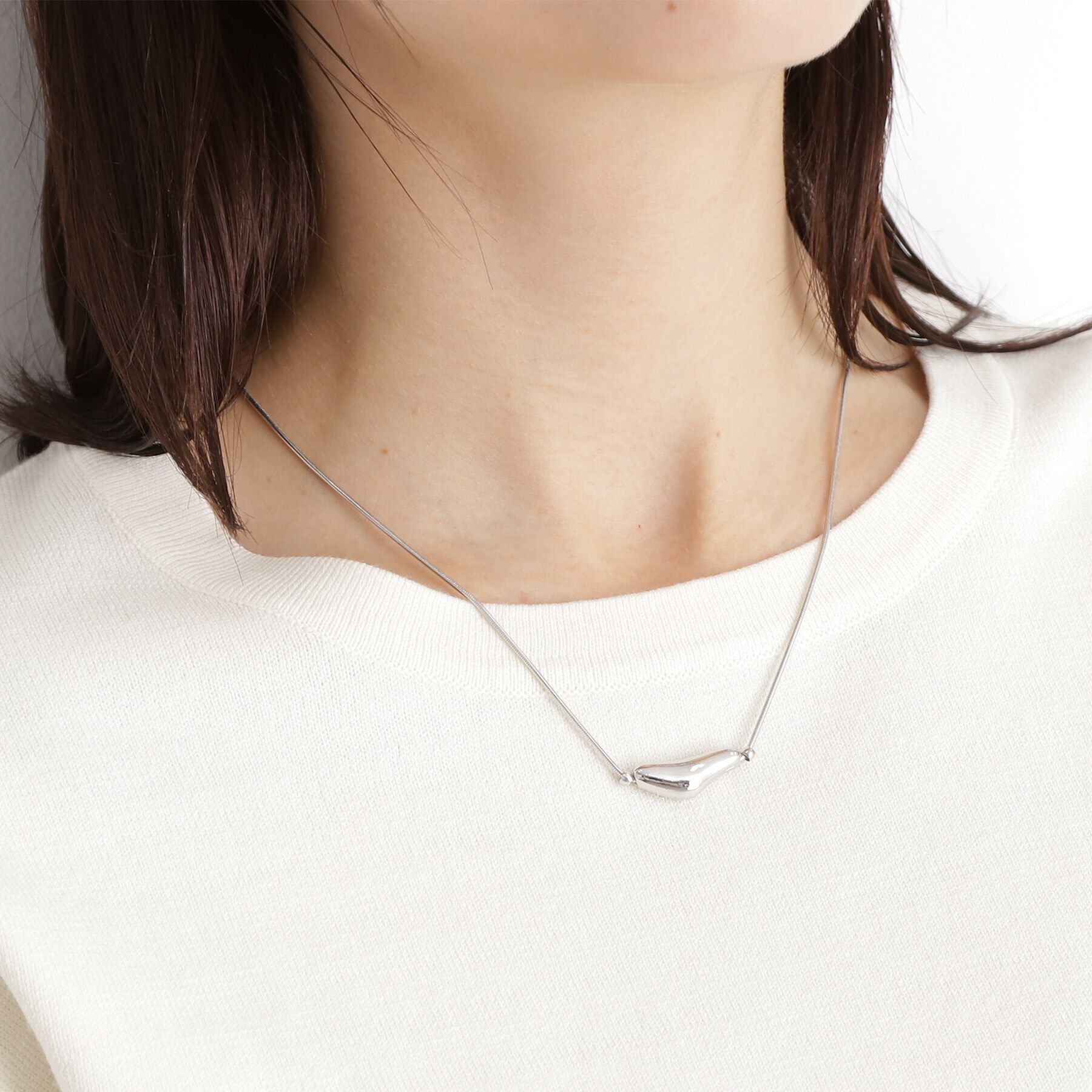 THE SHOP TK「ビーンズショートネックレス」|ネックレス|