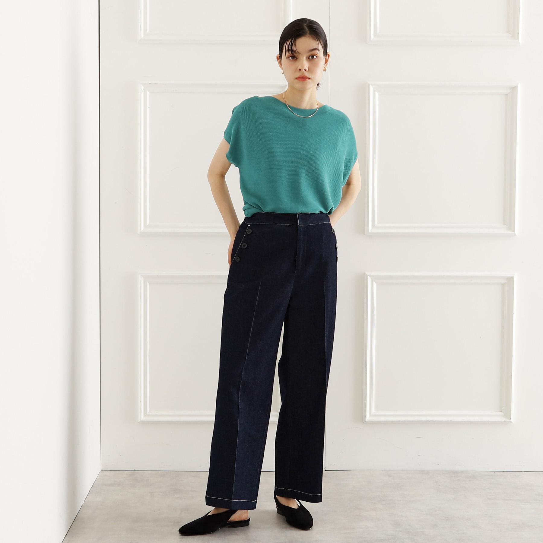 THE SHOP TK「【再入荷/6色展開】さらさらフレンチニット【毛玉になりにくい/洗濯機OK】」|ニット・セーター|