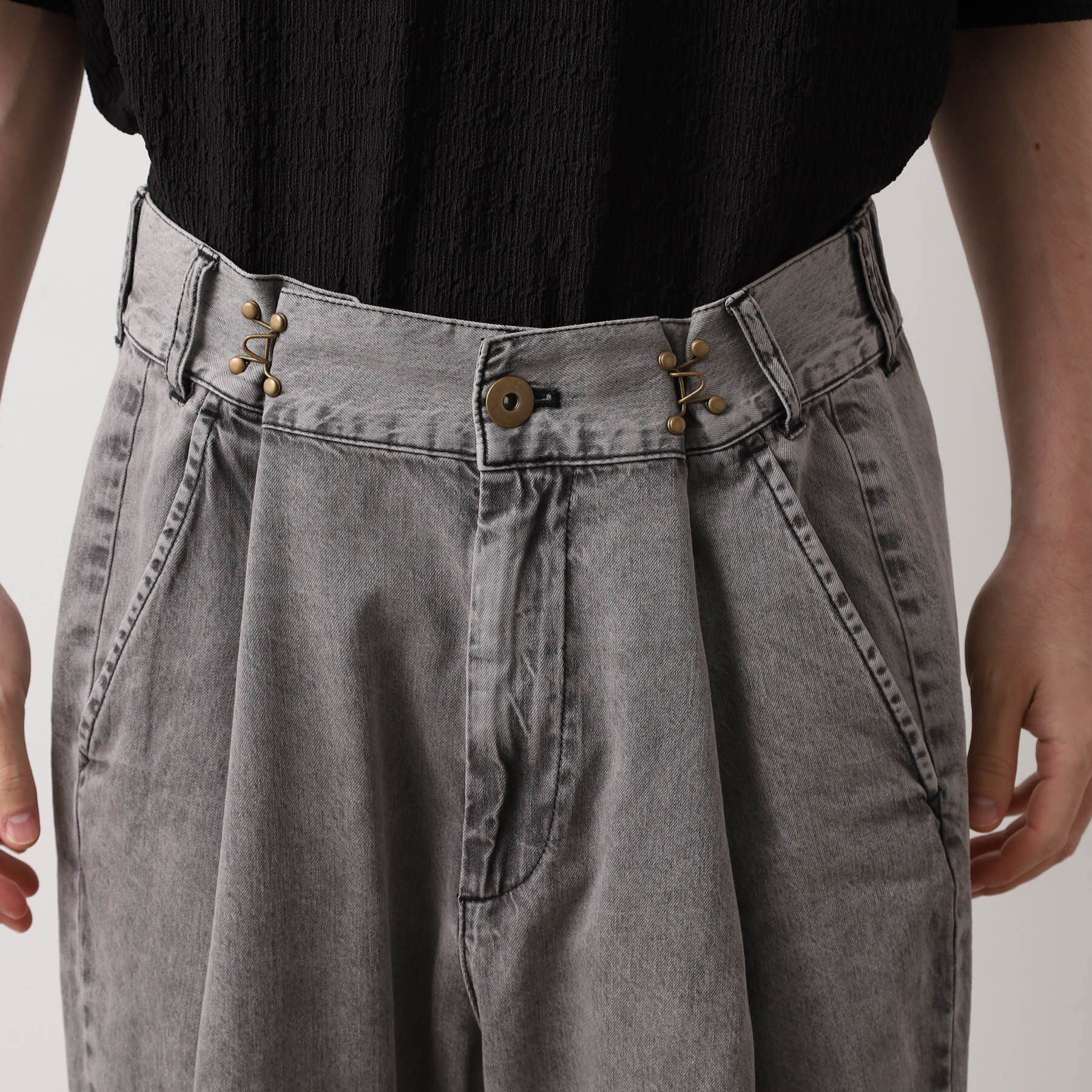 THE SHOP TK「ツータックワイドデニムパンツ」|その他|