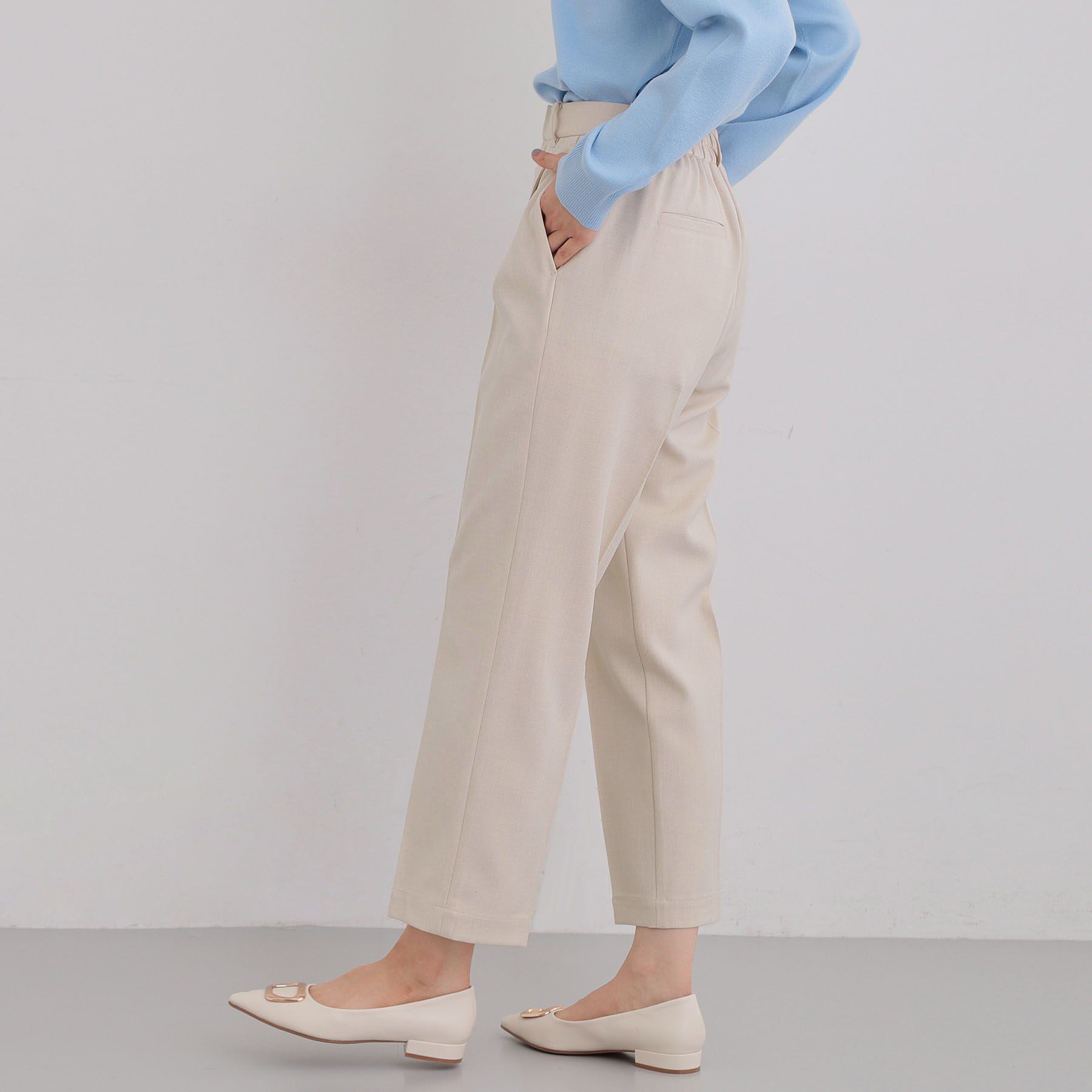 THE SHOP TK「CAVIAN ベーシックテーパードパンツ/セットアップ可」|その他|