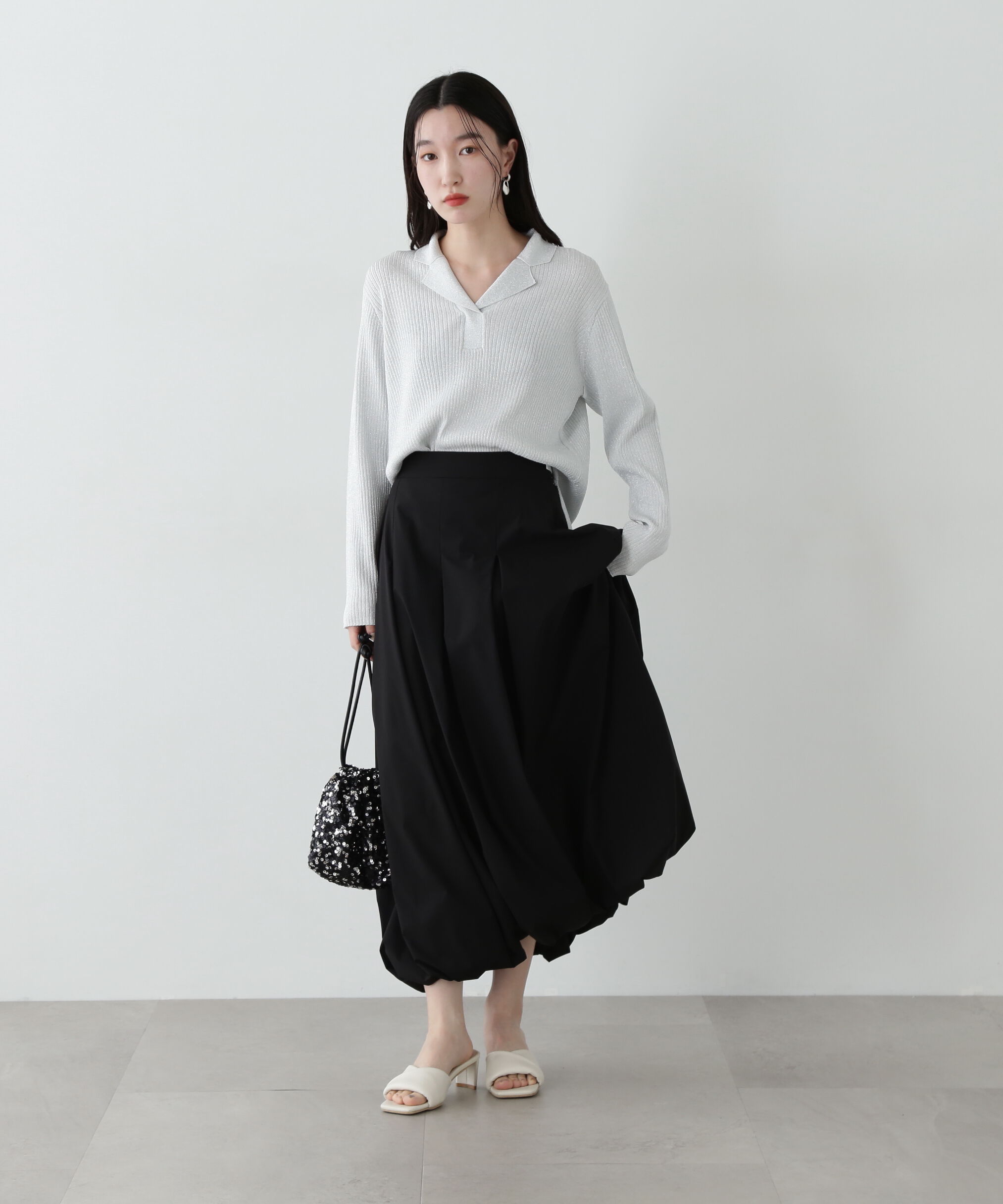  「バルーンタックスカート」|スカート|