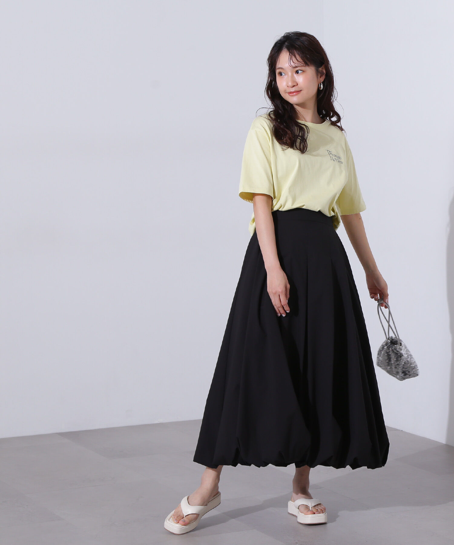  「バルーンタックスカート」|スカート|